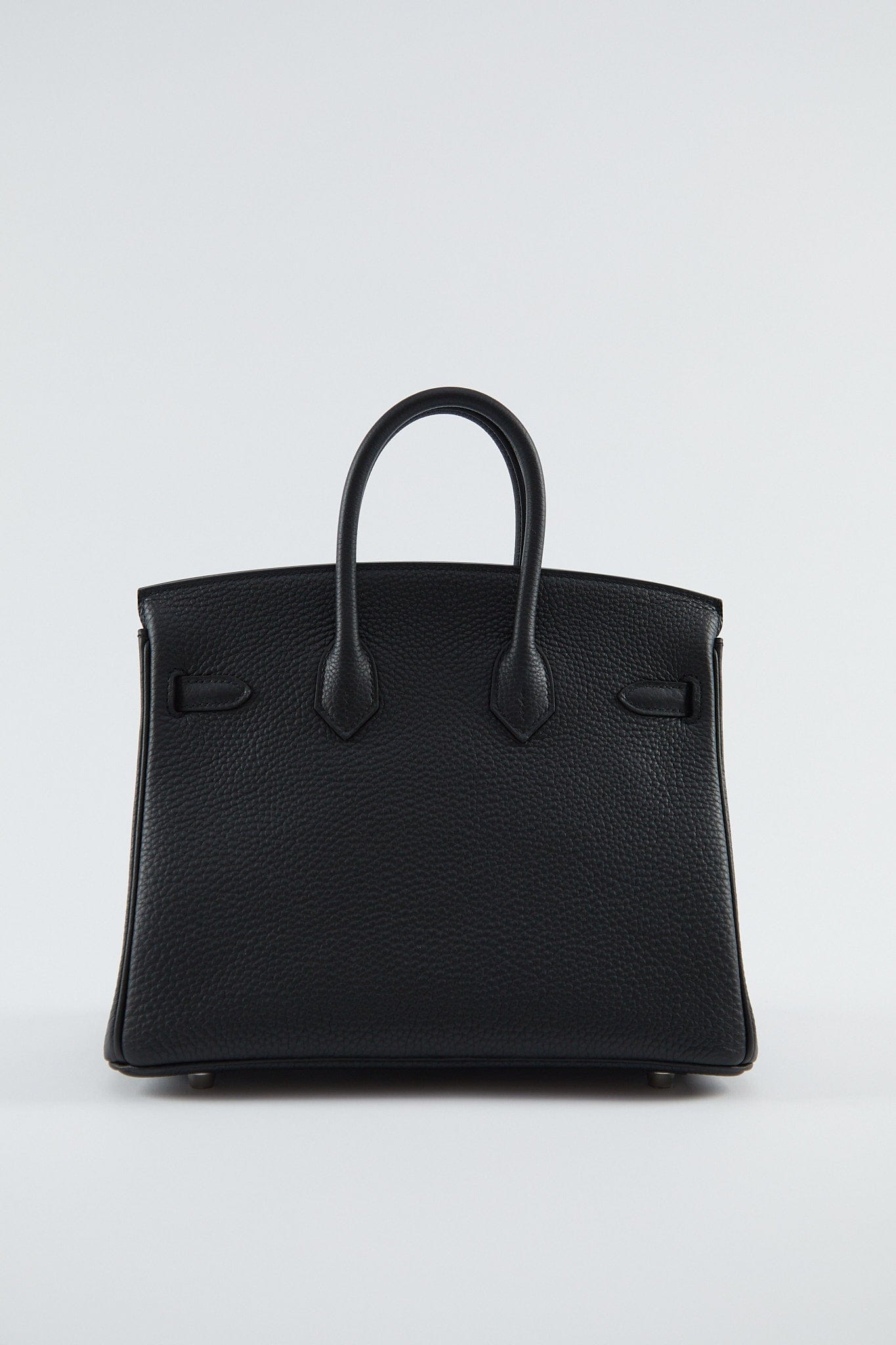 LuxuryVault HERMÈS BIRKIN 25CM BLACK Togo Leather with Palladium Hardware