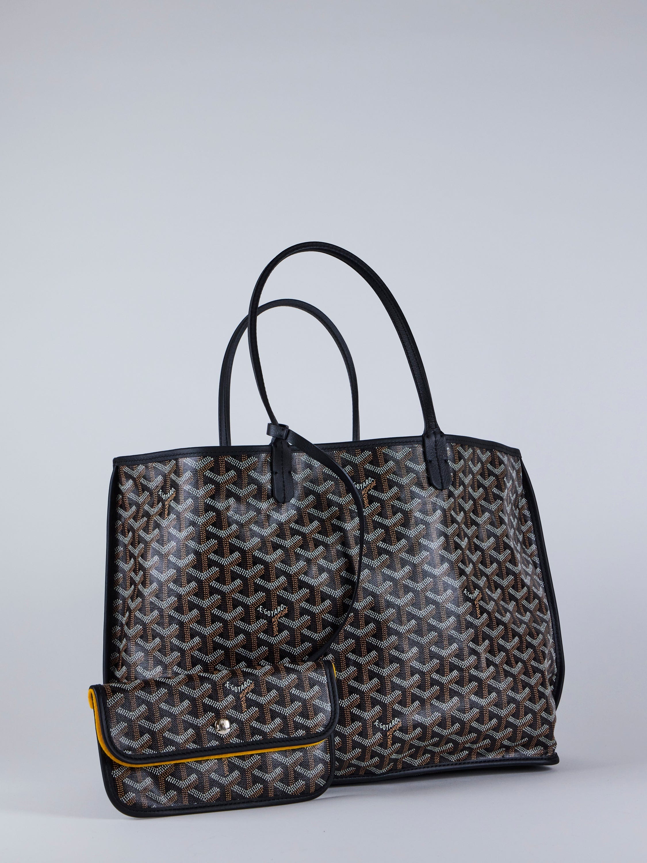 LuxuryVault GOYARD Anjou PM Tote Bag in Black