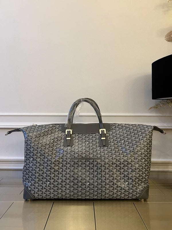 LuxuryVault ON HOLD - GOYARD Bowling 55 Bag in Grey