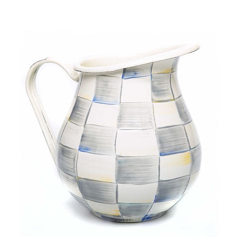 Mac Kenzie-Childs Sterling Check Pitcher AGC1529