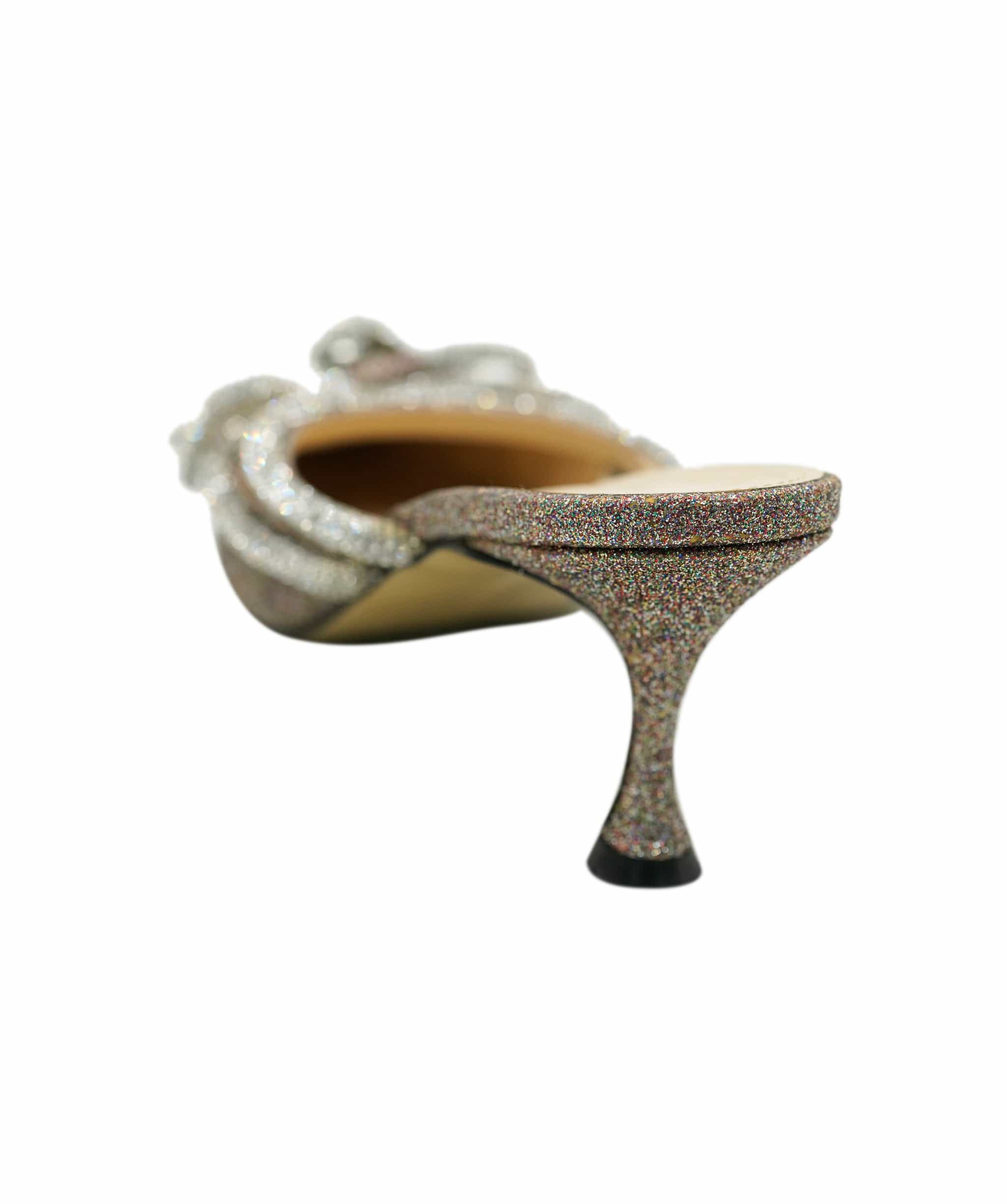 Mach & Mach Mach & Mach Multicolour Glitter Bow Mules EU 38 ALC1890