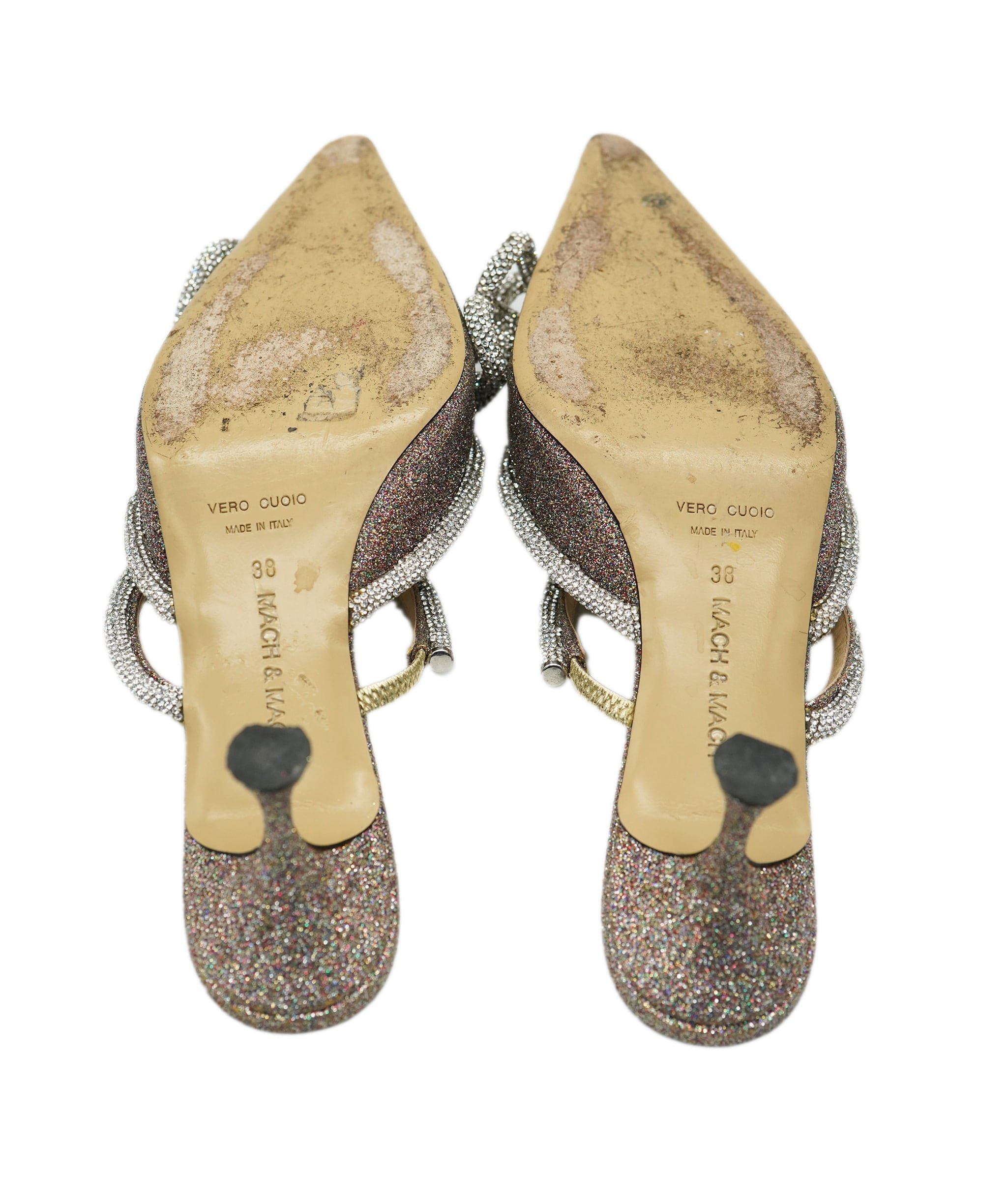 Mach & Mach Mach & Mach Multicolour Glitter Bow Mules EU 38 ALC1890