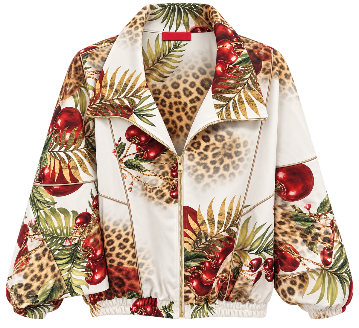 Maison Clad BOMBER CHERIE CHERRY LEO MCL13259