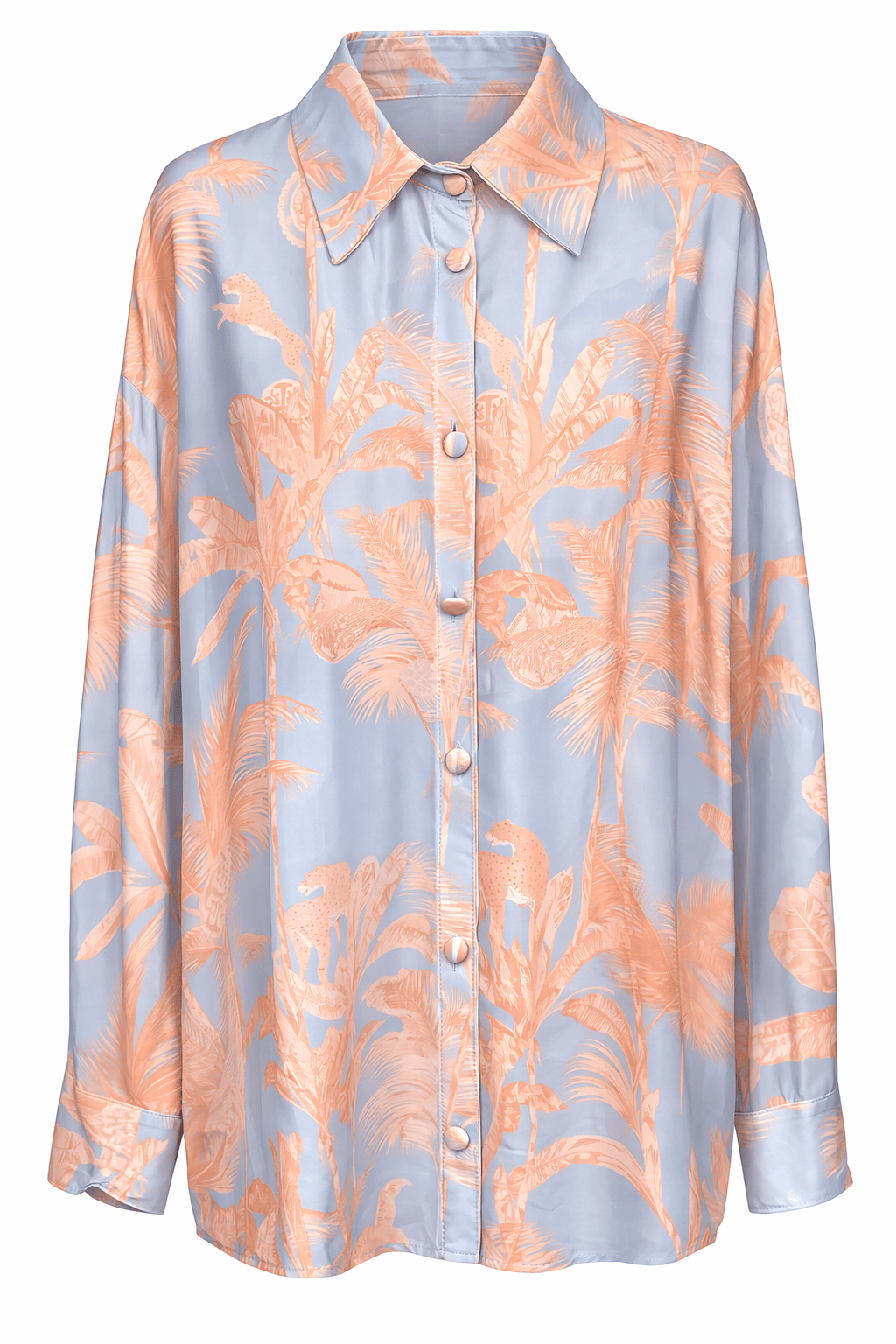 Maison Clad DORA SHIRT TIGER BLUE MCL00406