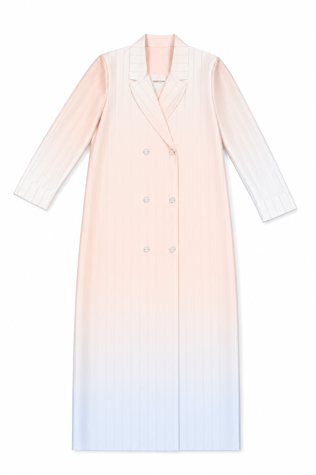 Maison Clad DRESS JAZZ LONG SLEEVES GRADIENT PINSTRIPES MCL11436