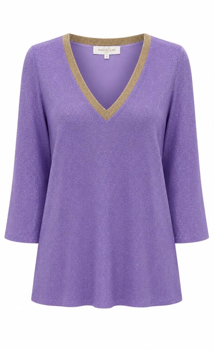 Maison Clad DRESS  JONY PURPLE MCL12220