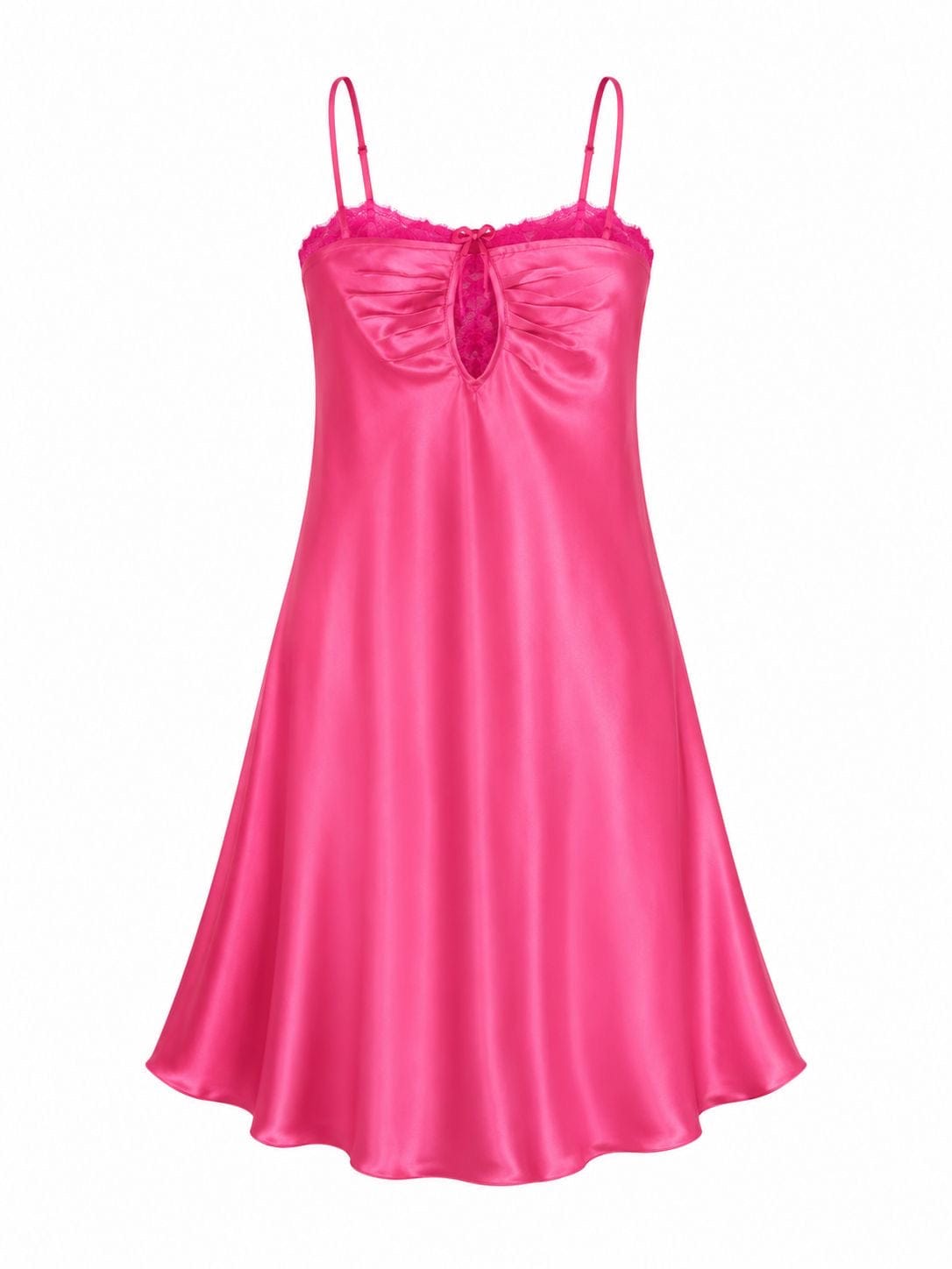 Maison Clad DRESS RHODES FUSHIA GRADIENT LACE MCL11631