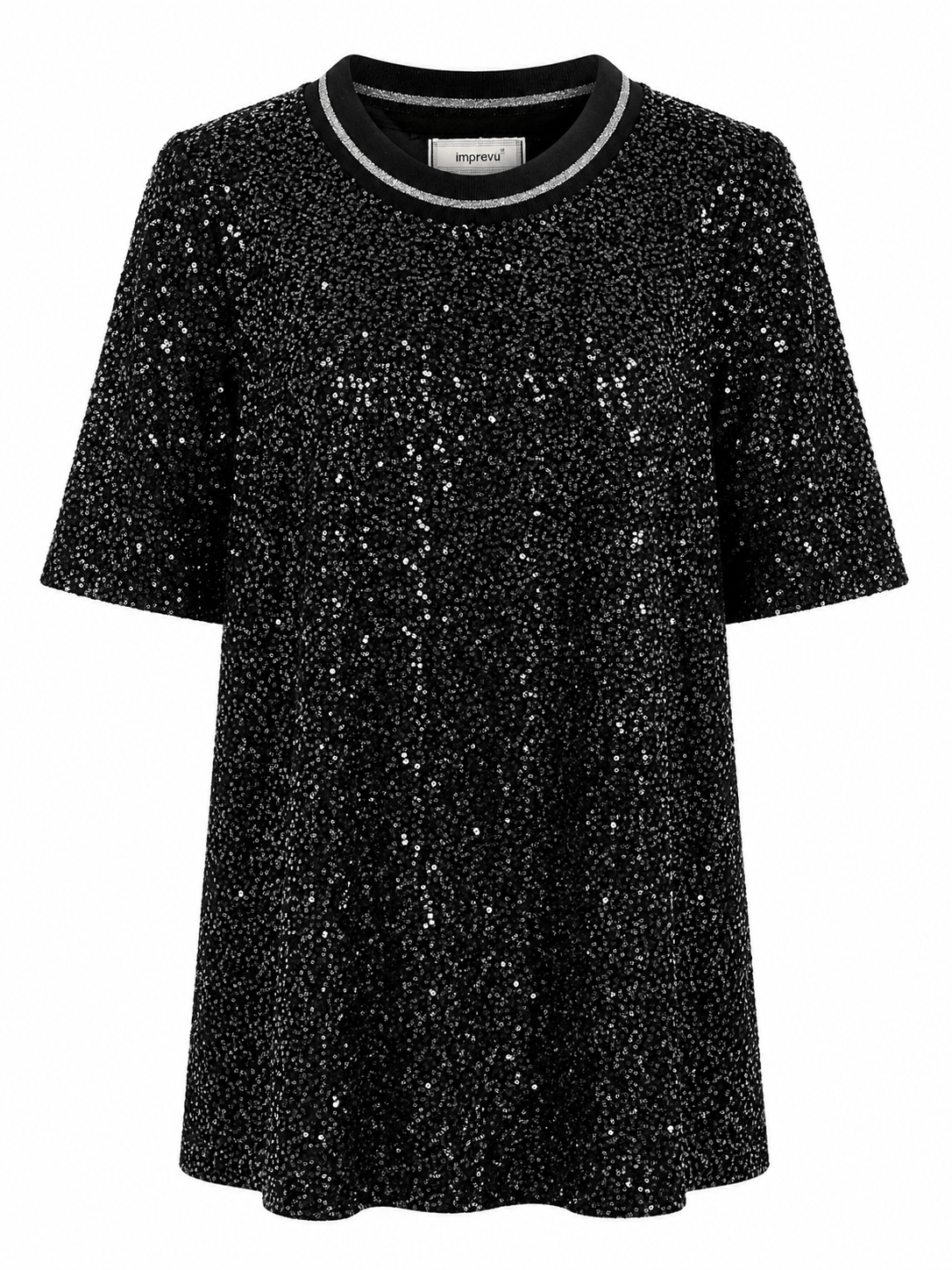 Maison Clad DRESS SEQUINS BLACK MCL11962