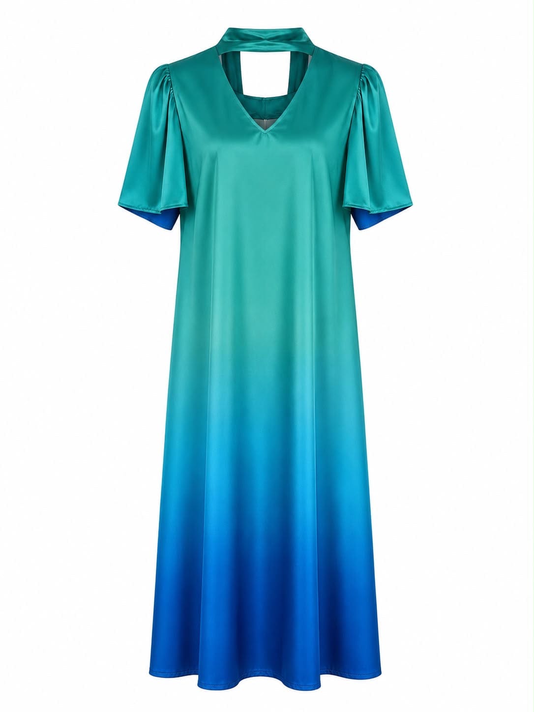 Maison Clad DRESS WINGSY BLUE GRADIENT MCL12179