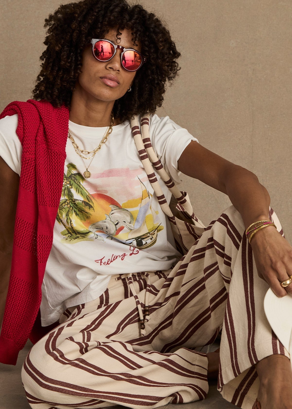 Maison Clad FEELING LUCKY TEE MCL12413