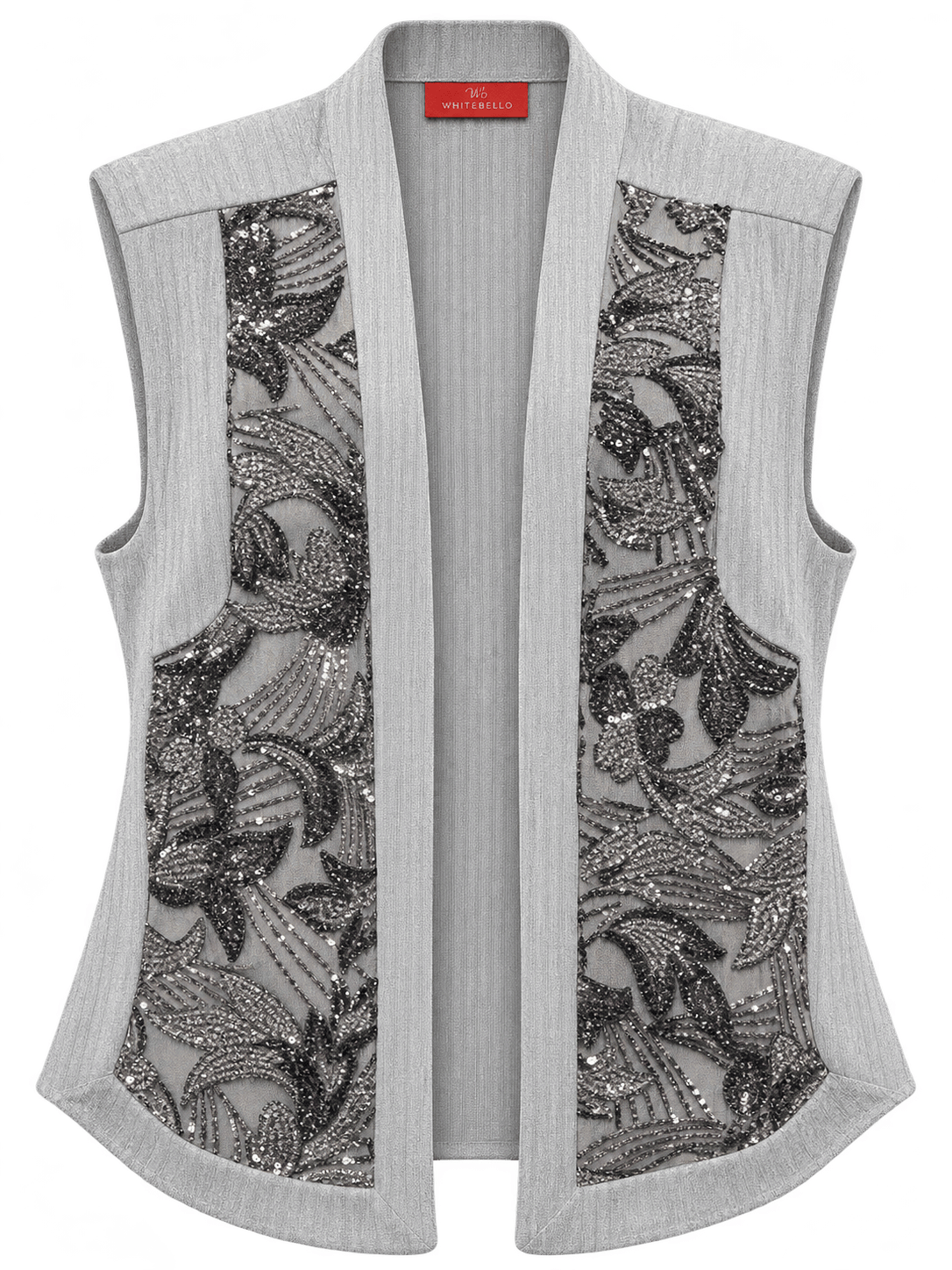 Maison Clad GILET KNITWEAR BEADS BLUE MCL13686