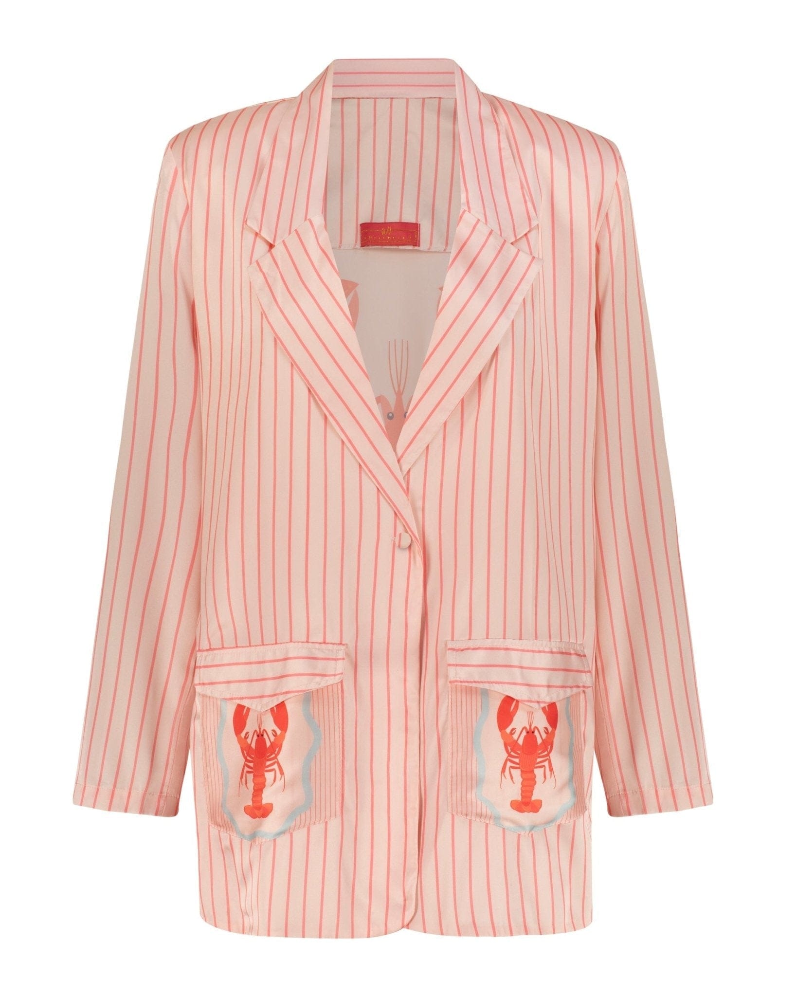 Maison Clad HARRIS JACKET LOBSTER STRIPES PINK  MCL00143