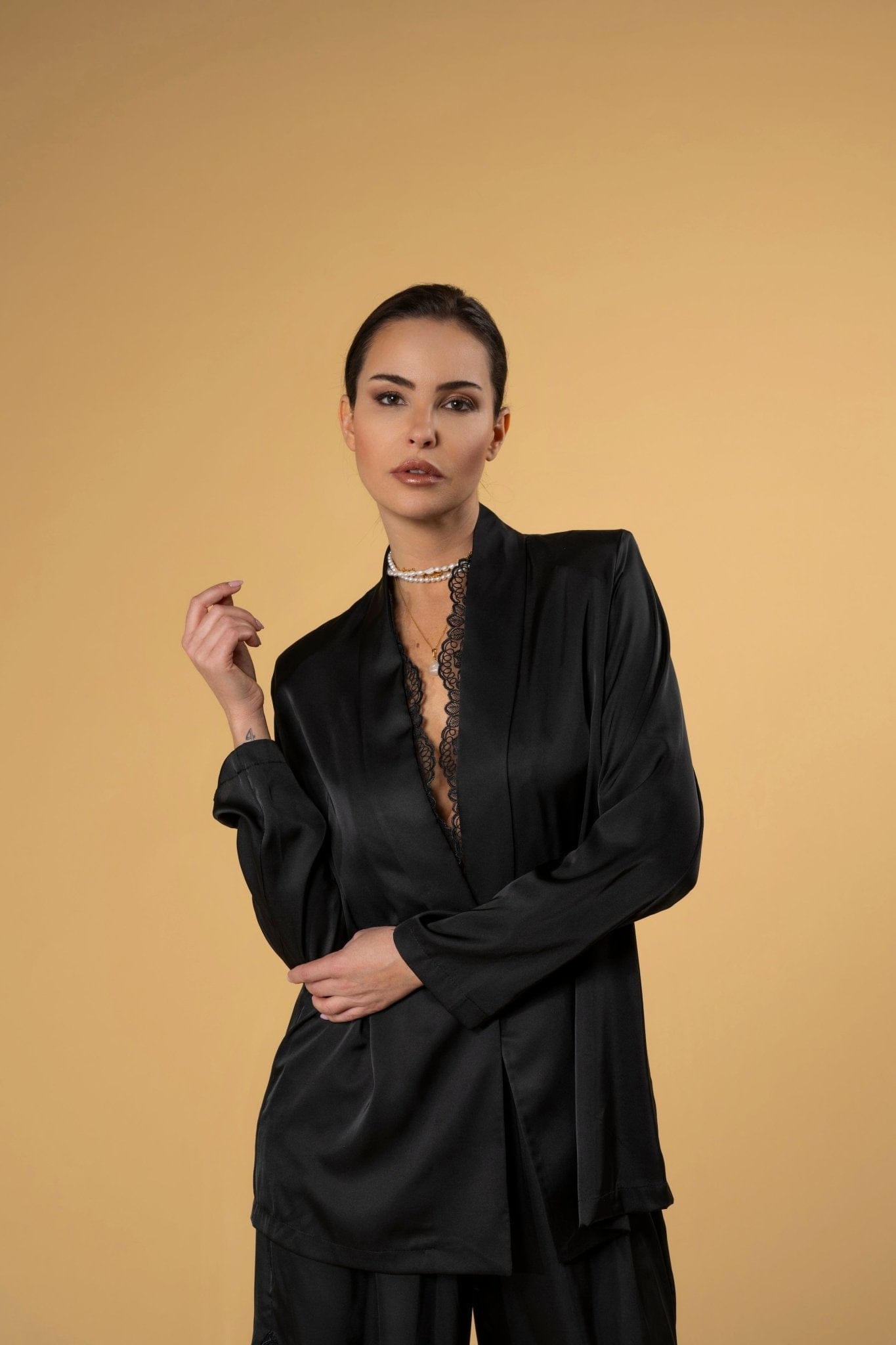 Maison Clad JACKET JANE LACE BLACK MCL00164