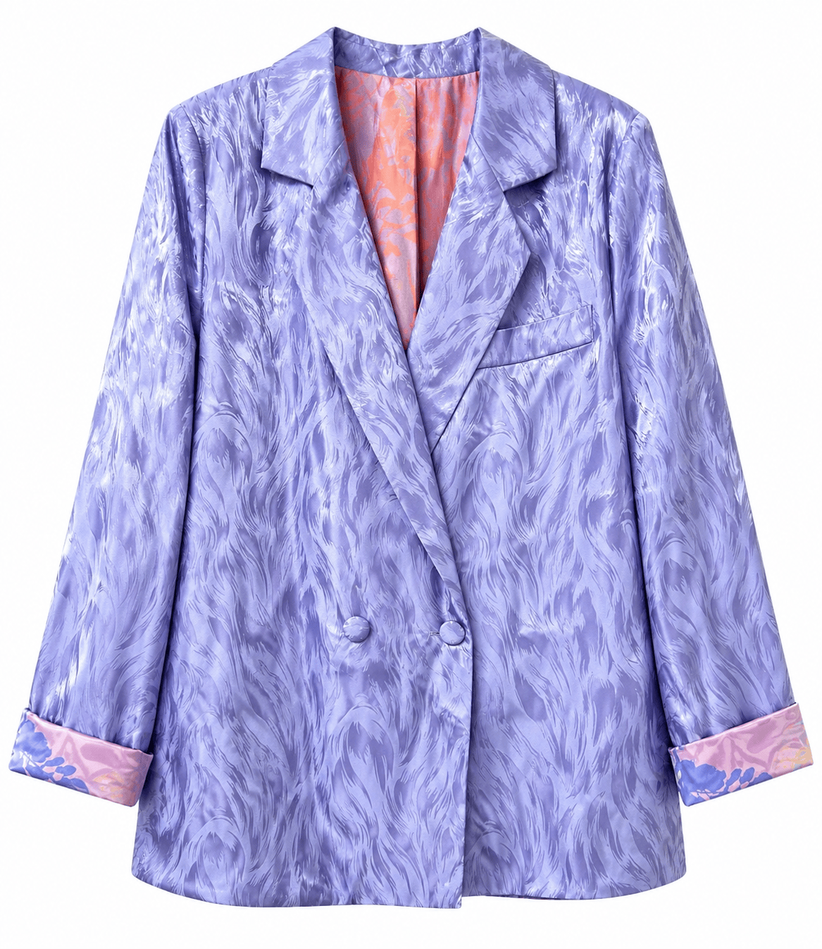 Maison Clad JACKET JUSTIN JACQUARD WISTERIA LINING MAISON CLAD X SOPHIE SHOHET MCL11142