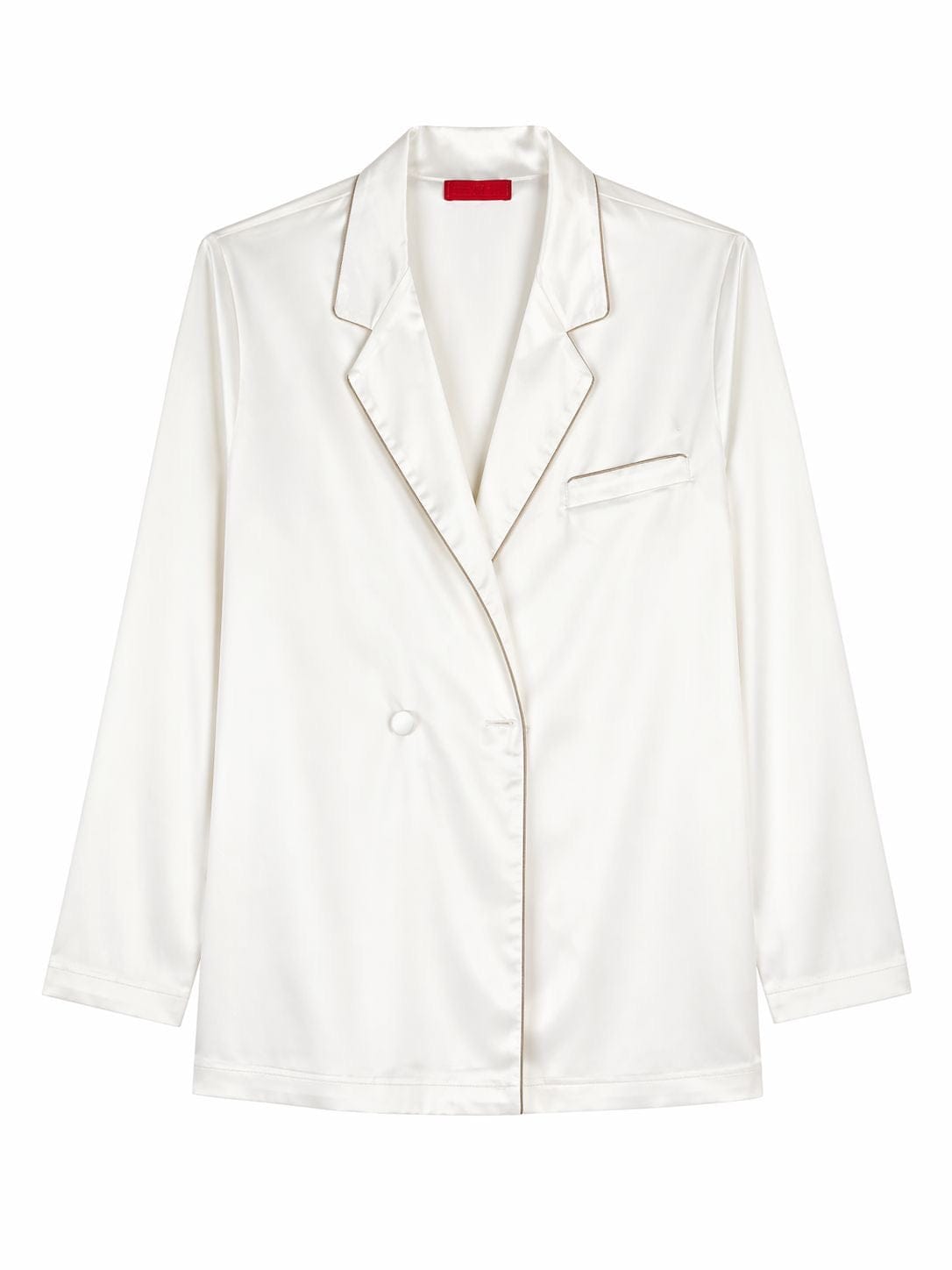 Maison Clad JACKET JUSTIN OFF WHITE GOLD PIPPING DETAIL MCL00995