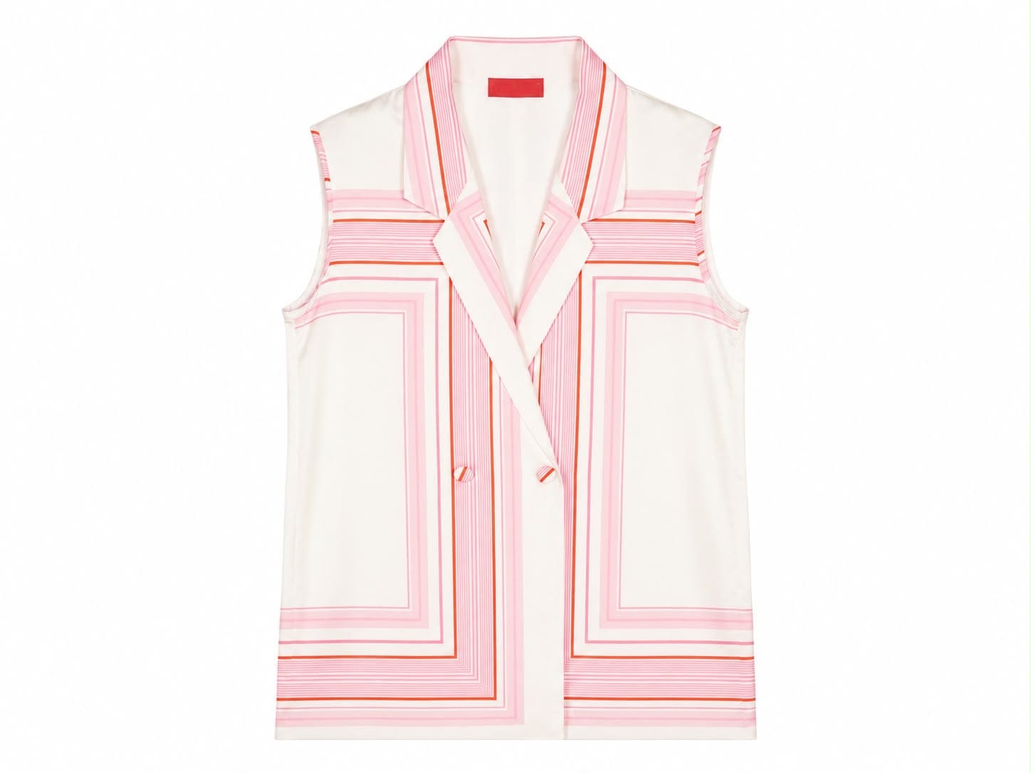 JACKET JUSTINETTE PLACEMENT SQUARE STRIPES PINK MCL12820