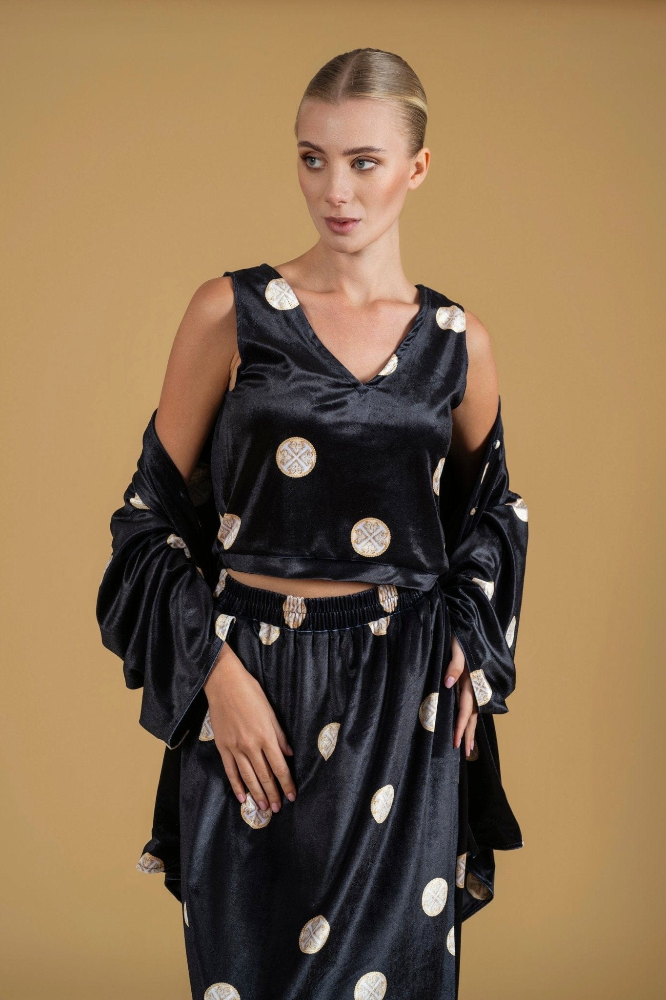 Maison Clad JACKET VELVETY BLACK MCL13188