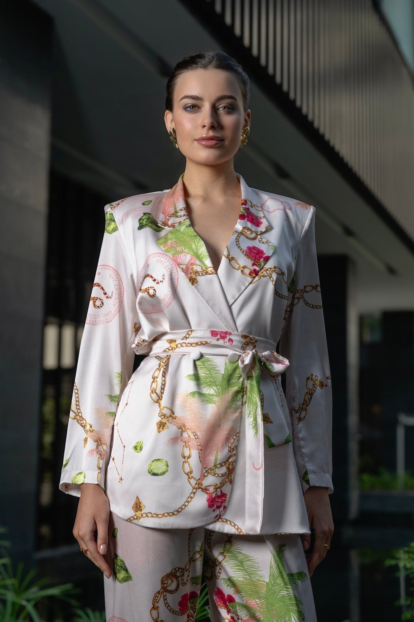 Maison Clad JACKSON JACKET LEO OFF WHITE MCL0067