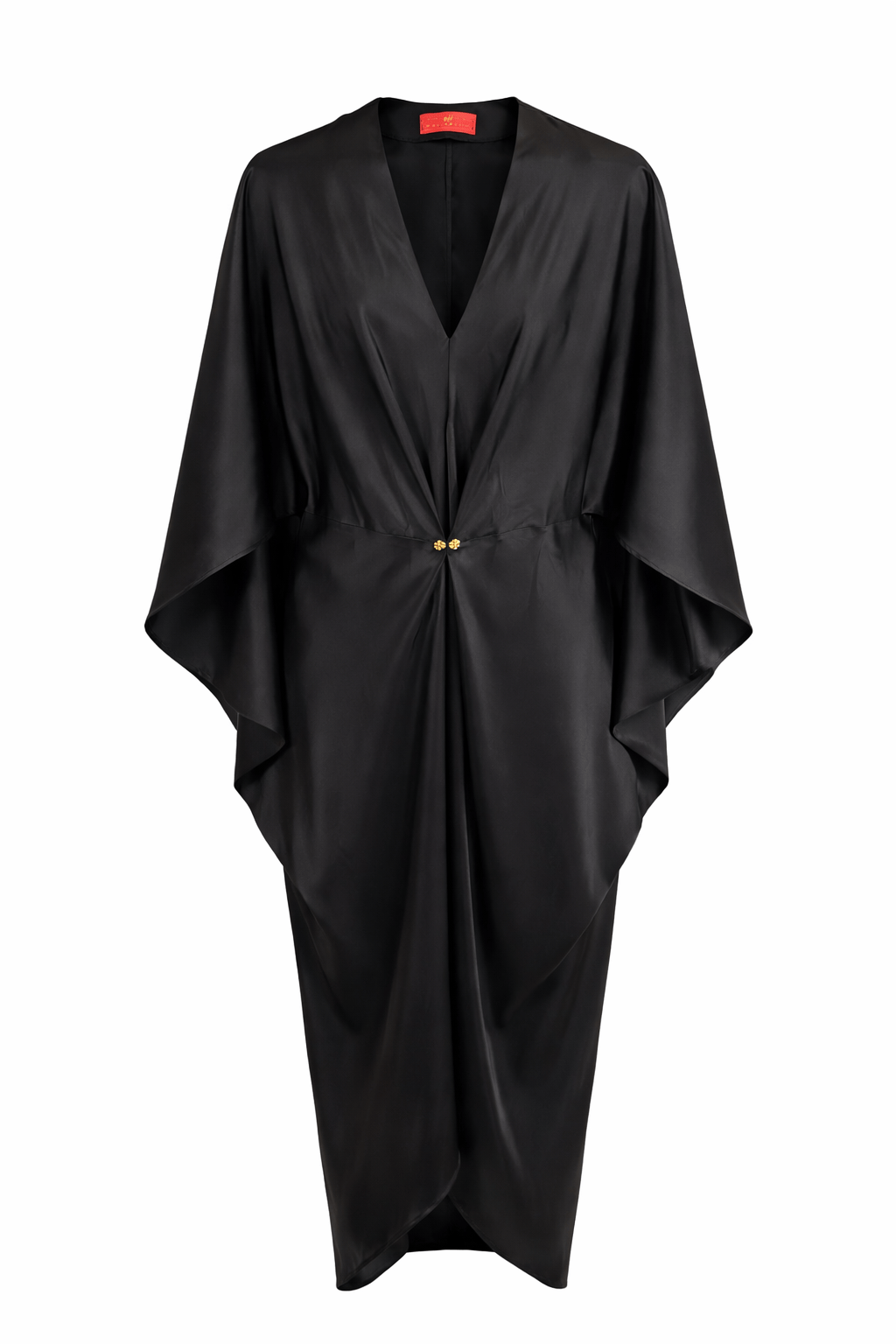 Maison Clad KAFTAN LEMONI PLAIN BLACK MCL00670