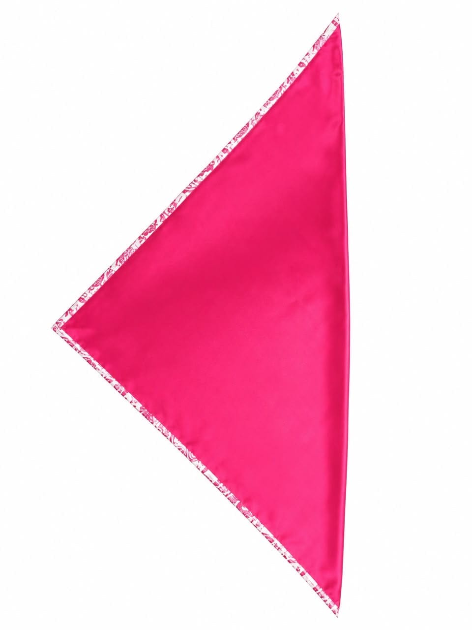 Maison Clad MAXI SCARF FUSHIA PRINT PIPPING  MCL12267