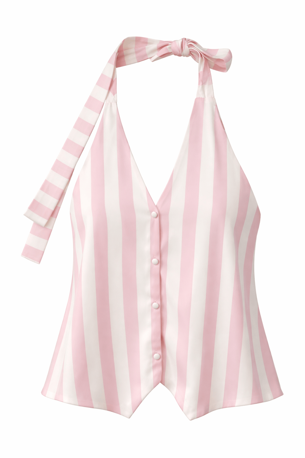 Maison Clad NICKY TOP PINK WHITE MCL00961