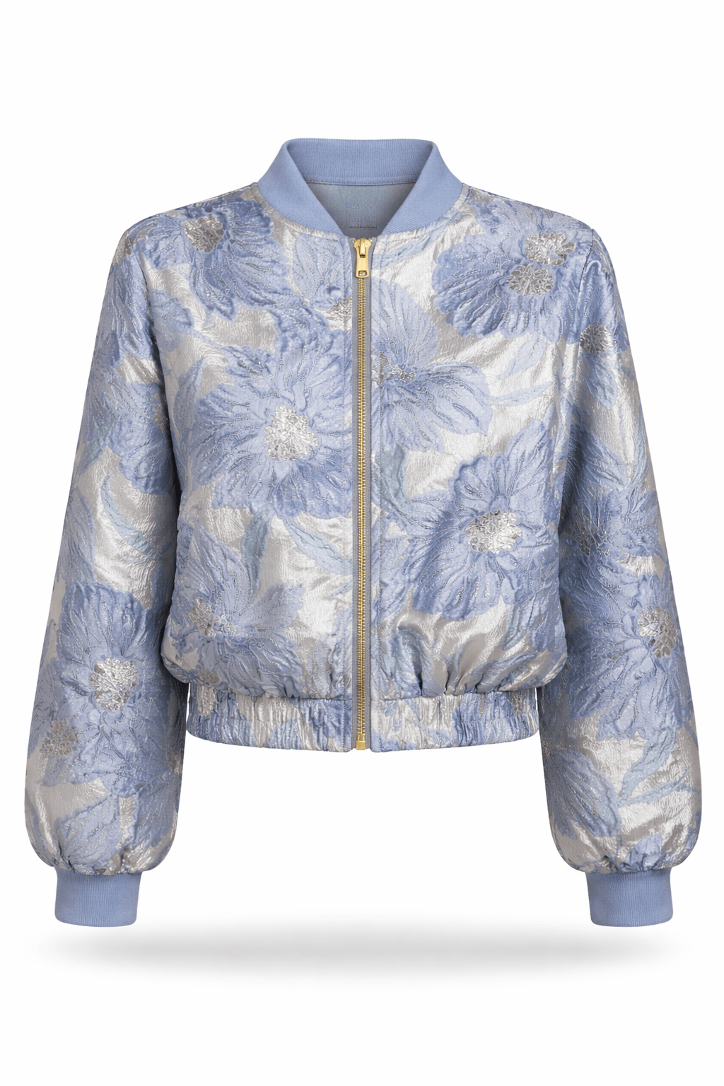 Maison Clad ONE OF A KIND BOMBER CLASSIC FLOWERS BLUE MCL00883