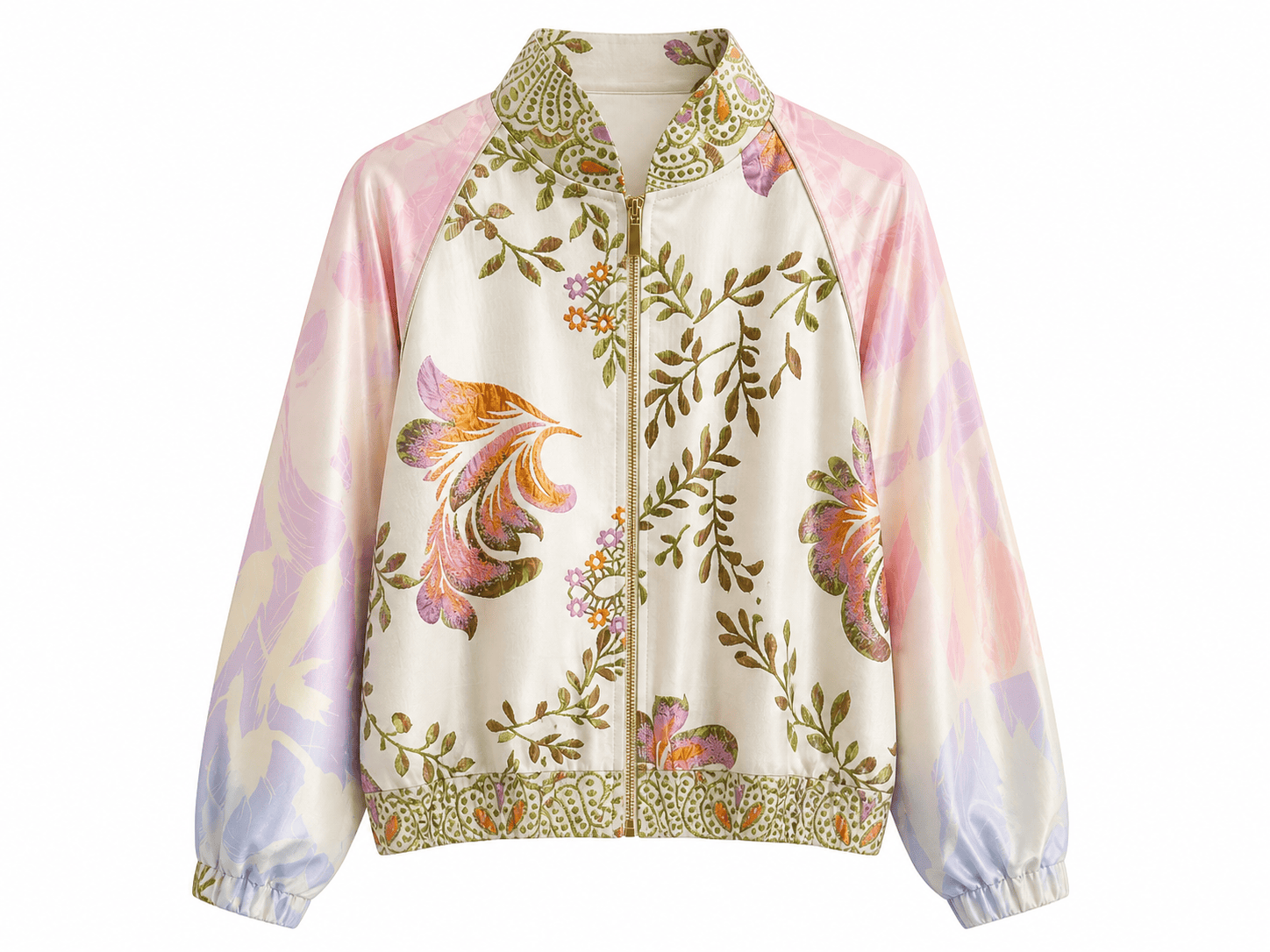 Maison Clad ONE OF A KIND BOMBER JACQUARD WHEAT MCL11332