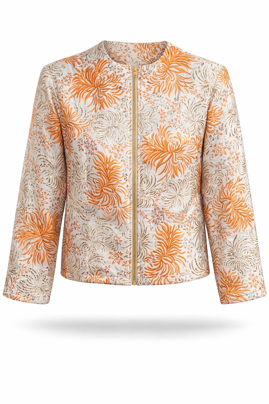 Maison Clad ONE OF A KIND BOMBER TEXAS PALM ORANGE MCL00857