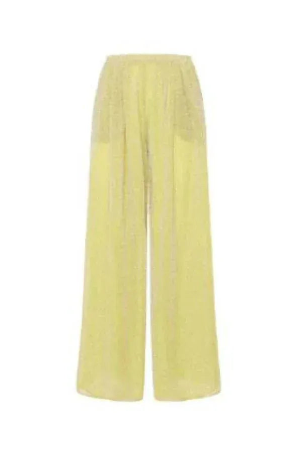 Maison Clad OSEREE LUMIERE WIDE TROUSER YELLOW MCL12393