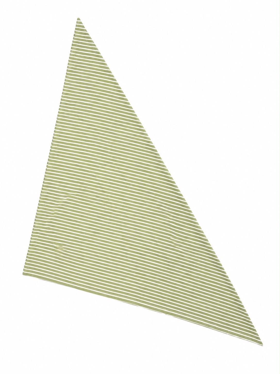 Maison Clad SCARF GEORGIO PINSTRIPES OLIVE MCL12830