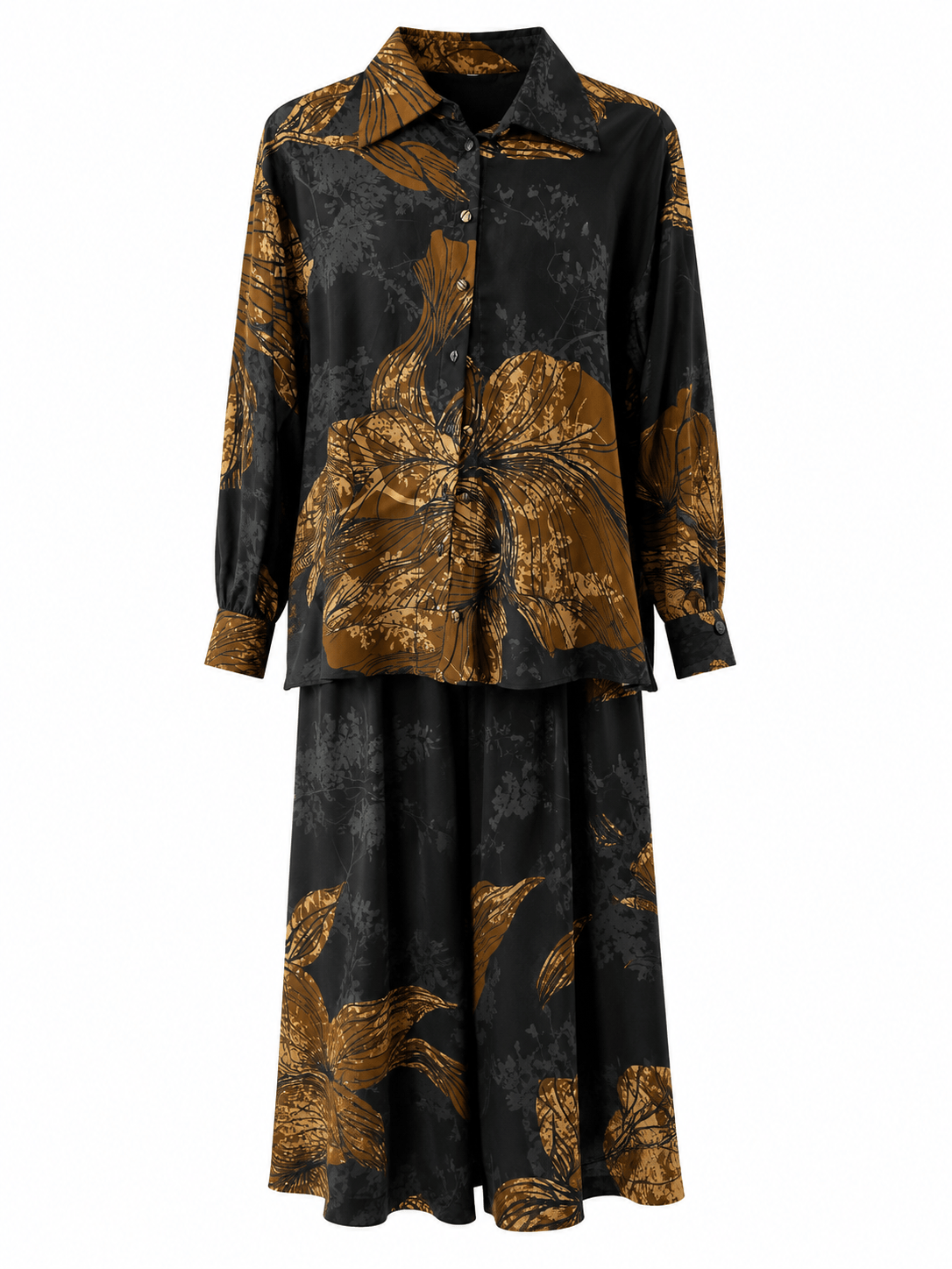 Maison Clad SET BROWN LEAF MCL11938