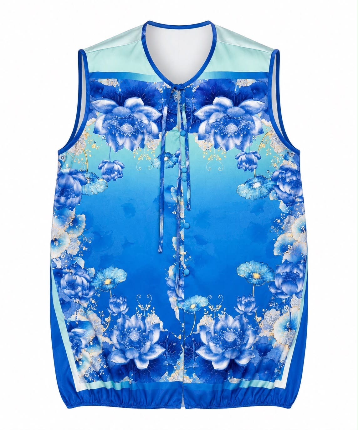 Maison Clad SHIRT ANEMONE LOTUS BLUE MCL12305