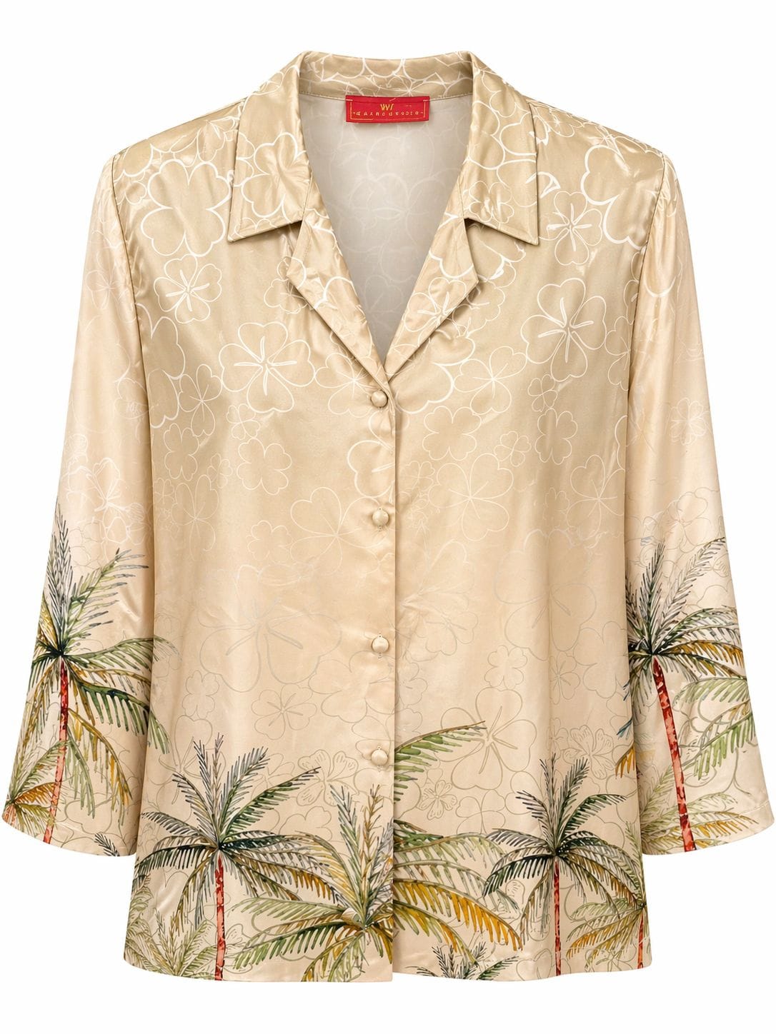 Maison Clad SHIRT ARTSA CLOVER PALM PLACEMENT MCL11212