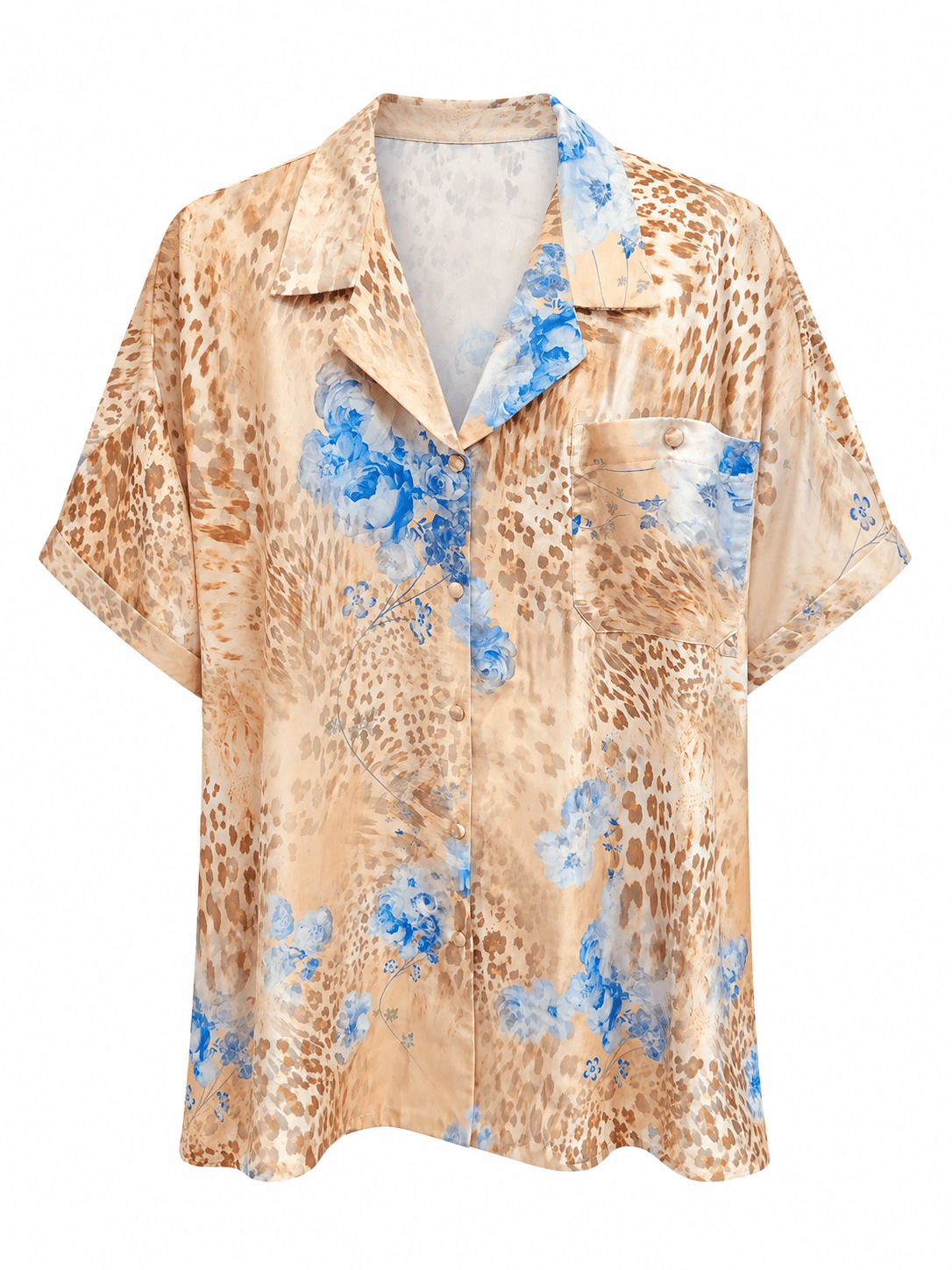 Maison Clad SHIRT ARTY LEO BLUE MCL12270