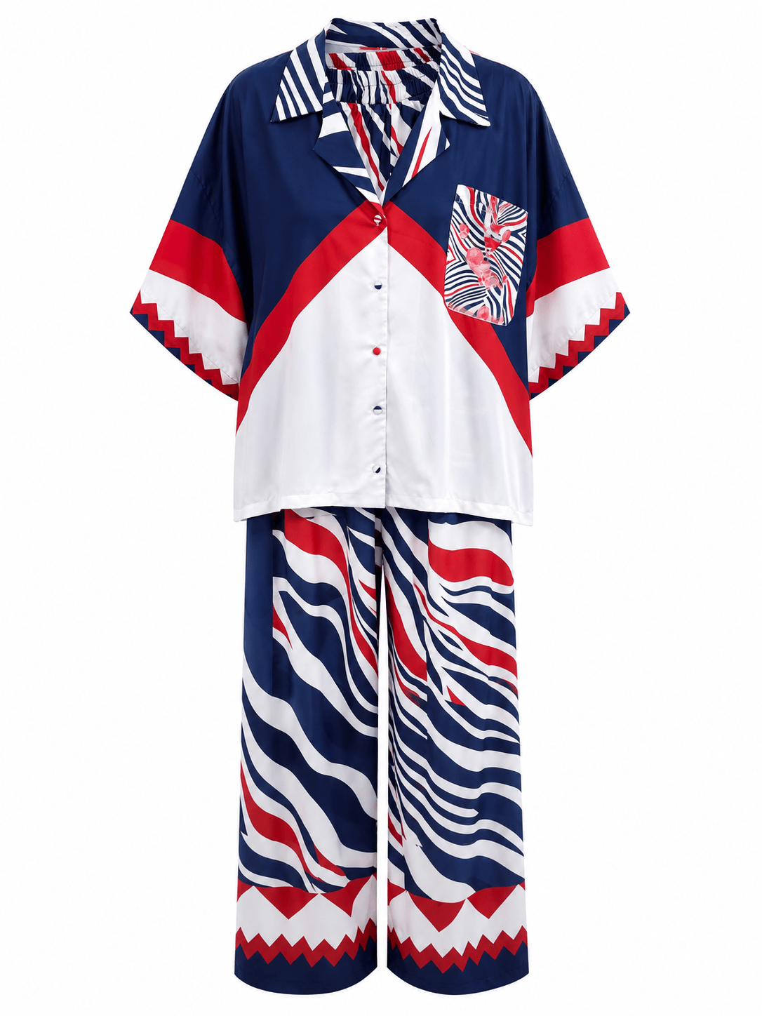 Maison Clad SHIRT ARTY ZIG ZAG MCL12241