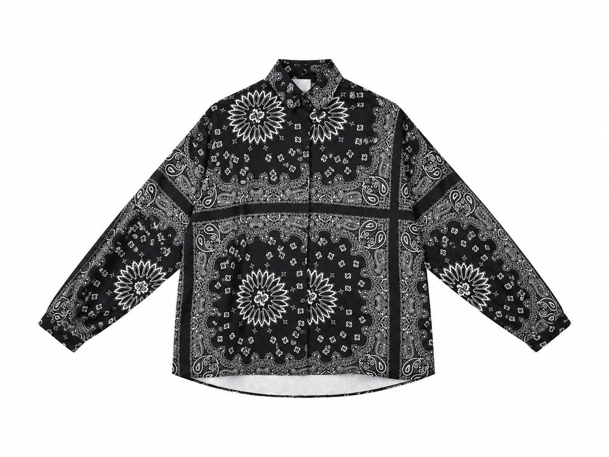 SHIRT BIANCA BLACK BANDANA MCL13047