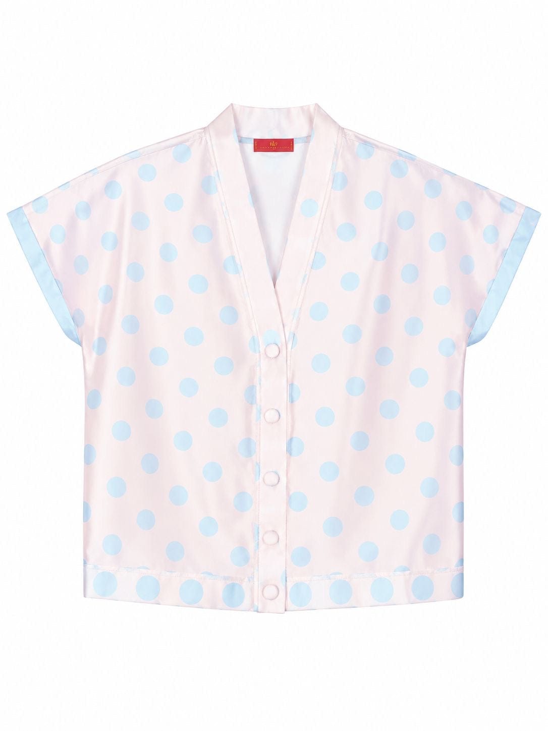 Maison Clad SHIRT CARDIGAN SHOULDERS PADS POLKADOTS GRADIENT  MCL11574