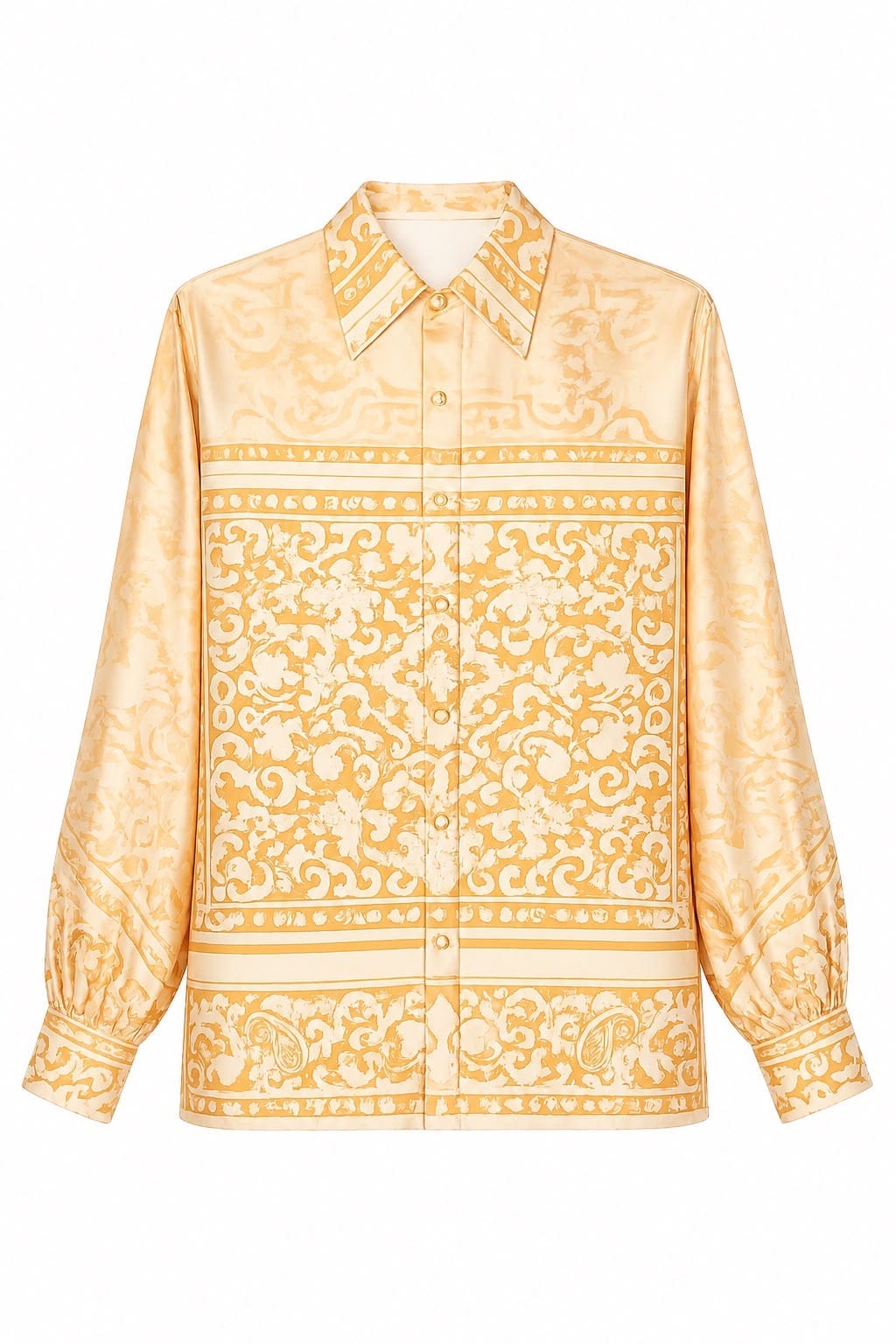 Maison Clad SHIRT CORELLA BANDANA CAPPUCCINO MOSAIC MCL12302
