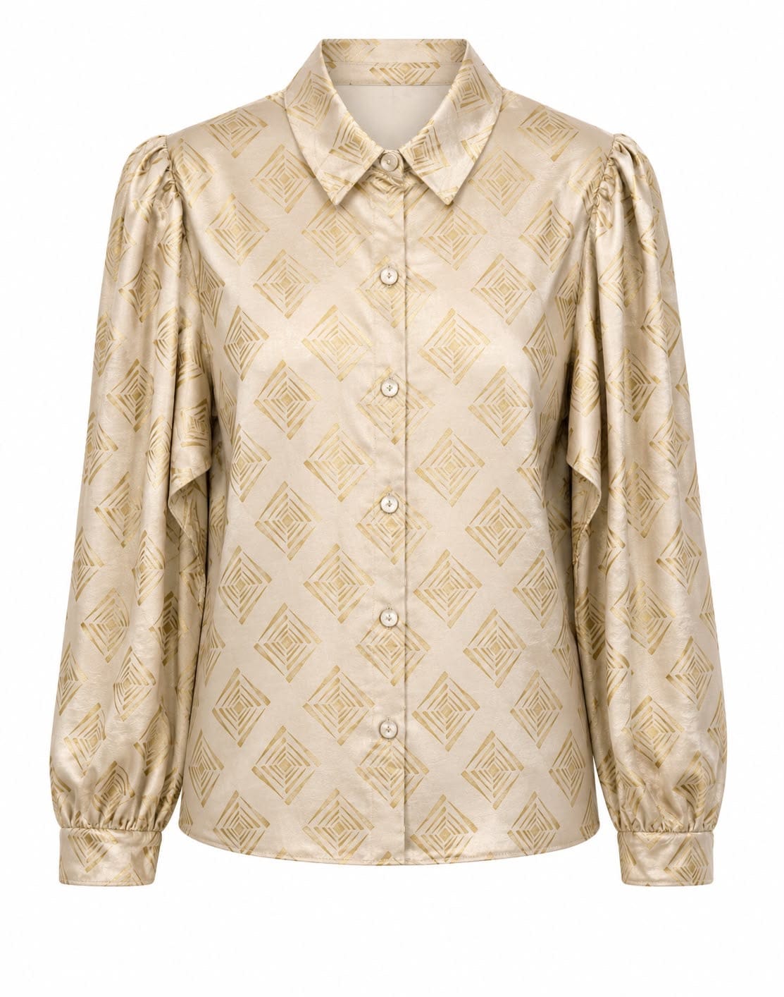 Maison Clad SHIRT GOLD LINEN BEIGE MCL12231