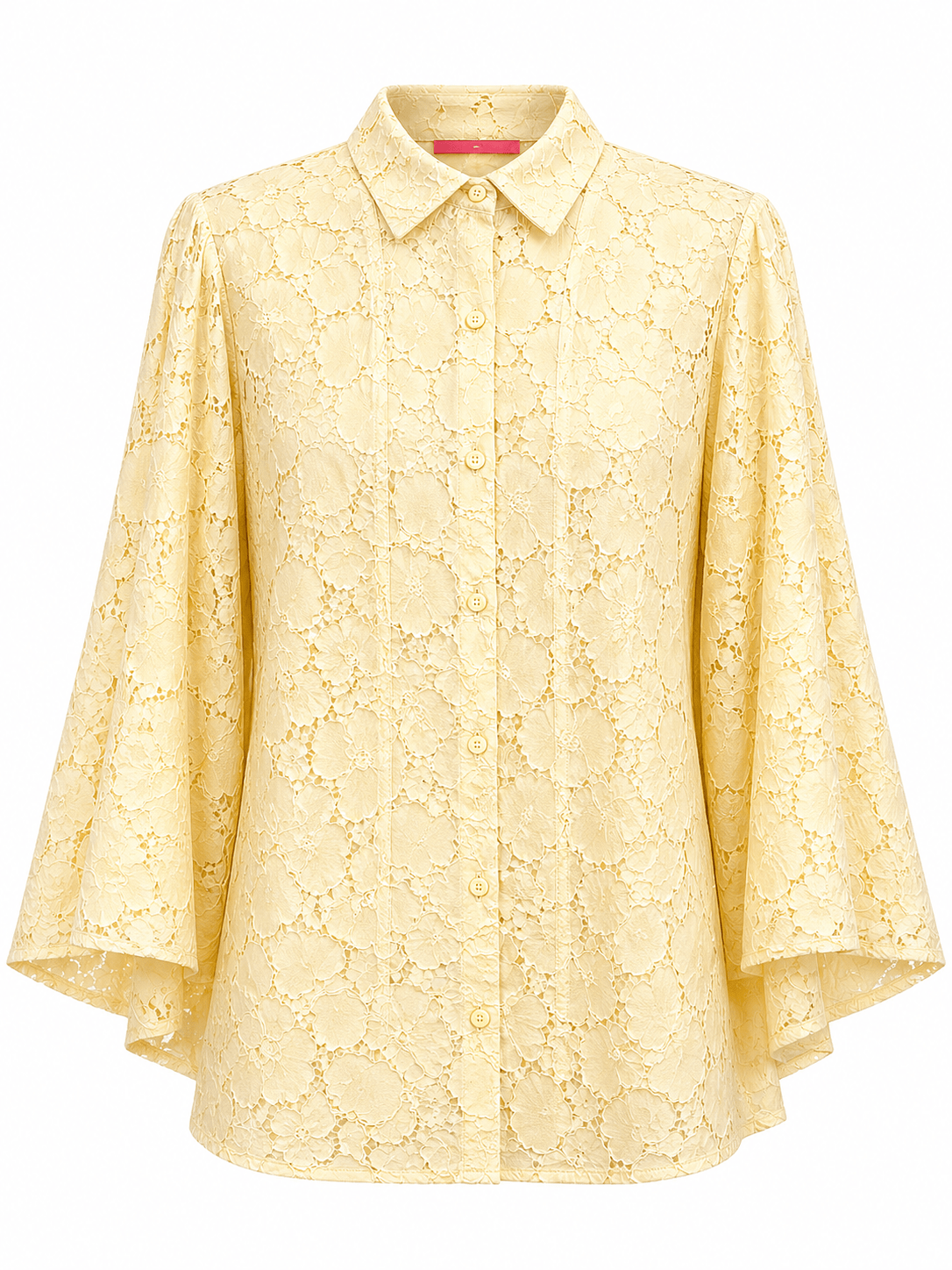 Maison Clad SHIRT LOLA LACE YELLOW MCL11195