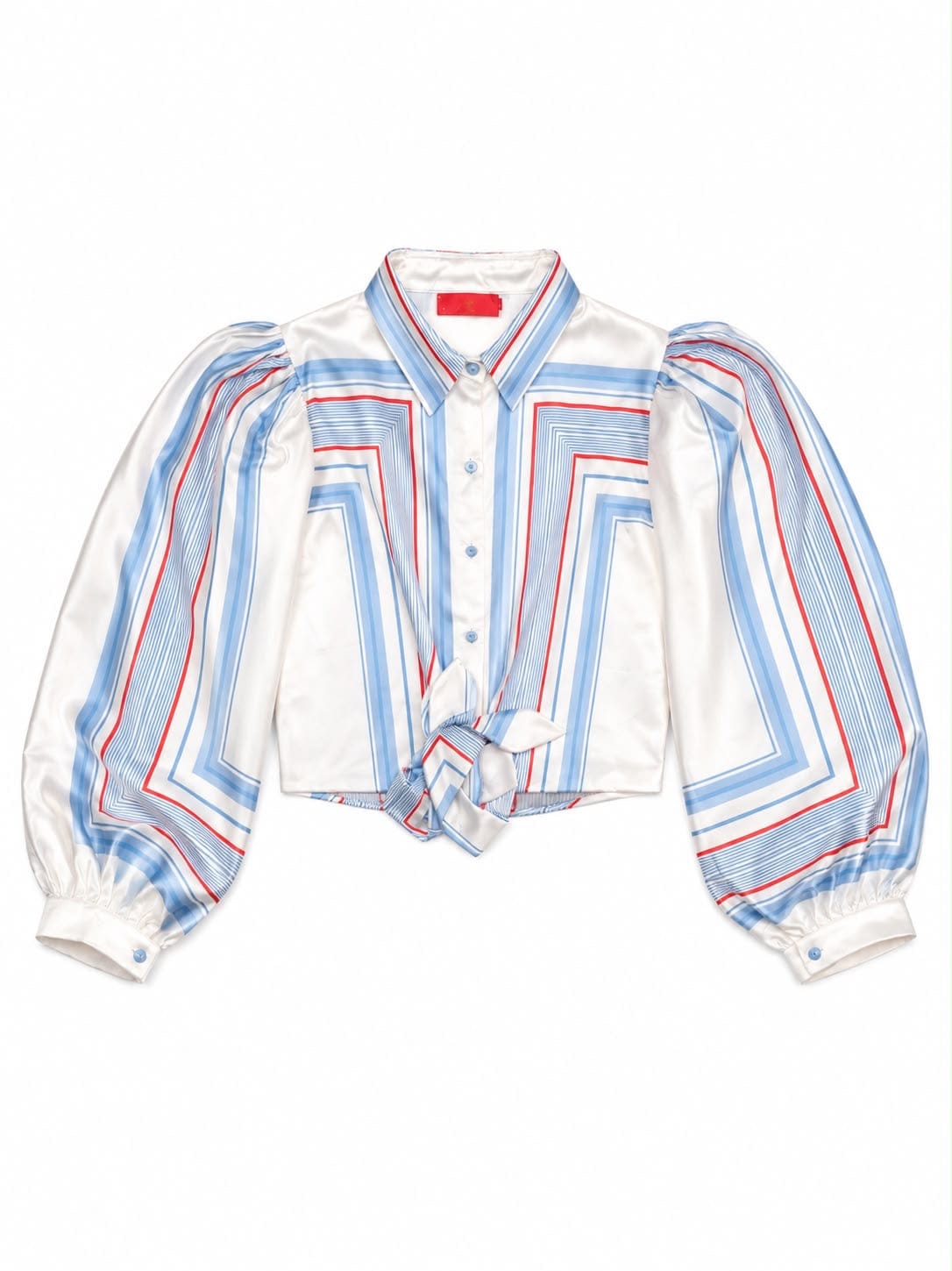Maison Clad SHIRT MELROSE SQUARE PLACEMENT BLUE MCL12807