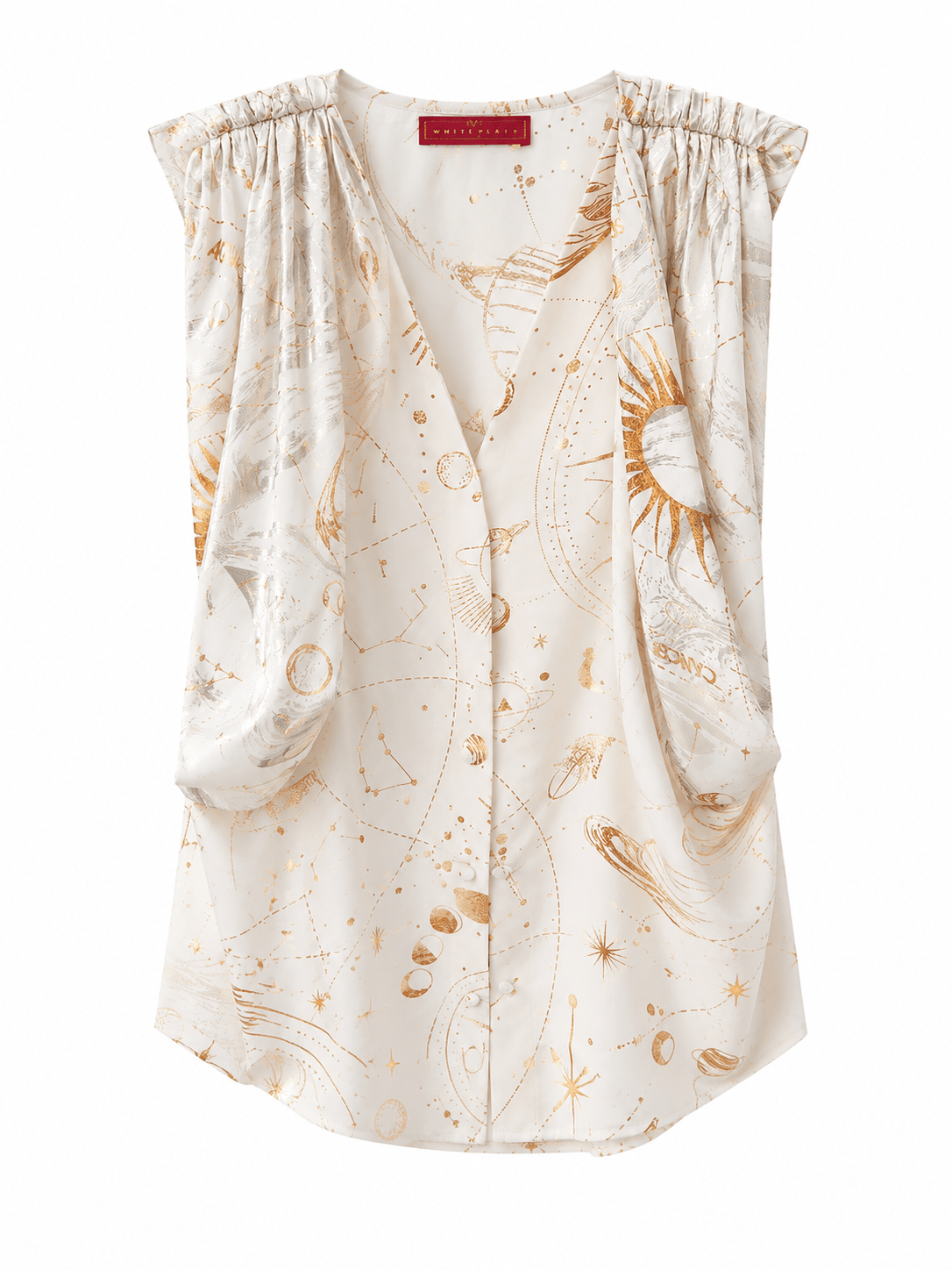 Maison Clad SHIRT MINSTINGUETTE MOON GOLD MCL12832