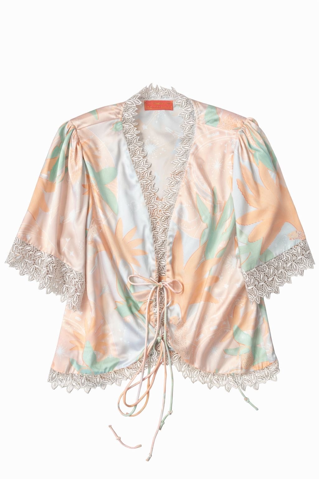 Maison Clad SHIRT ROSITA ASTRO JUNGLE MINT MCL00943