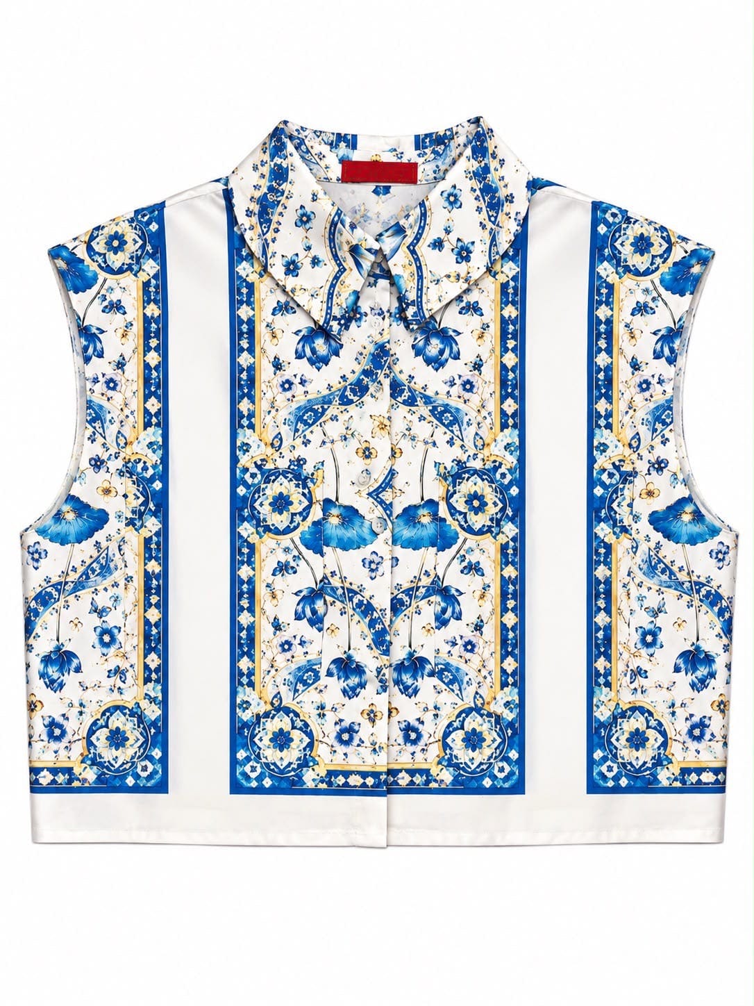 Maison Clad SHIRT SHANNON LOTUS OFF WHITE BANDANA MCL12298