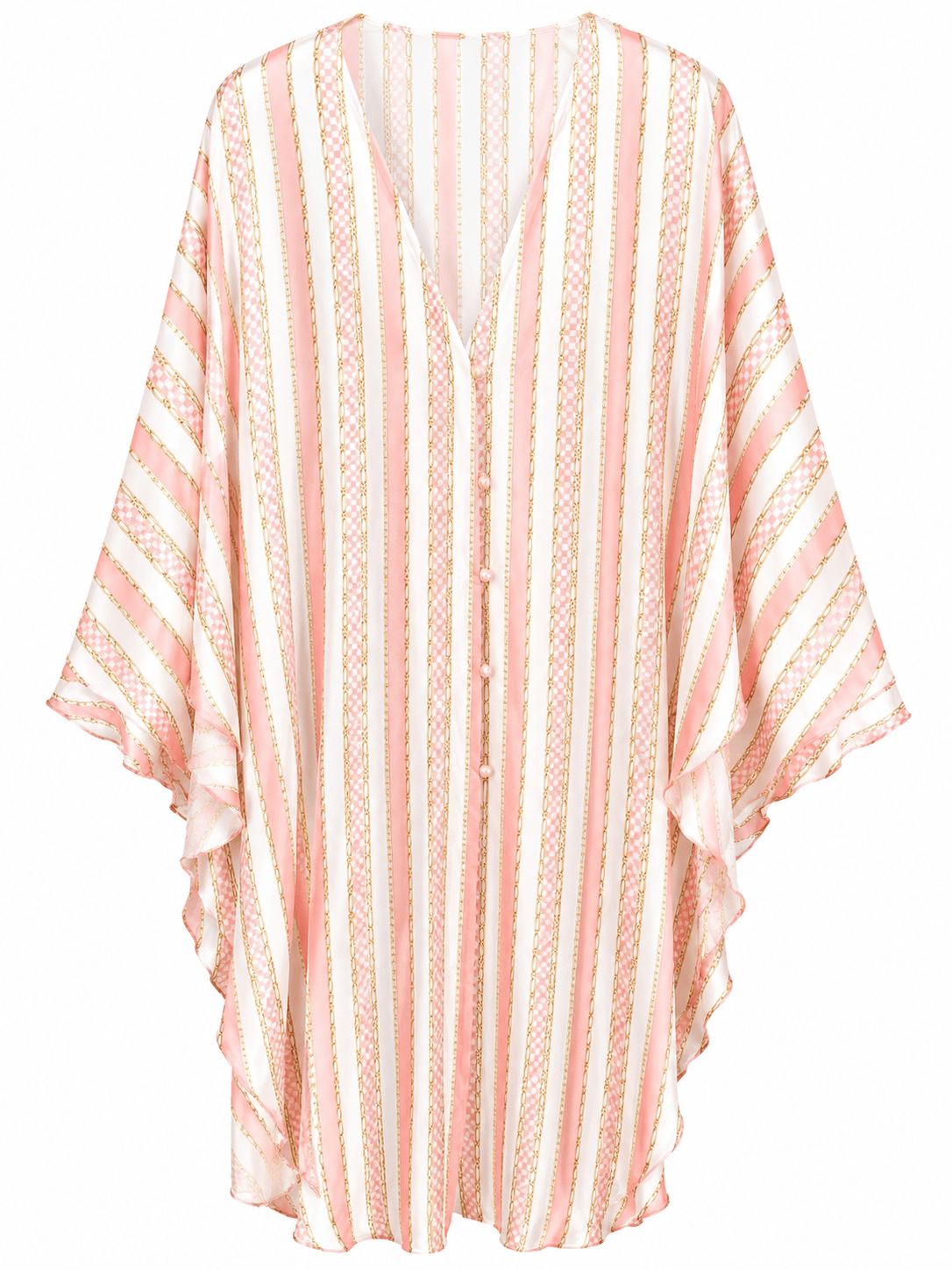 Maison Clad SHIRT VIRGINIA STRIPES PINK CHAIN MCL11770
