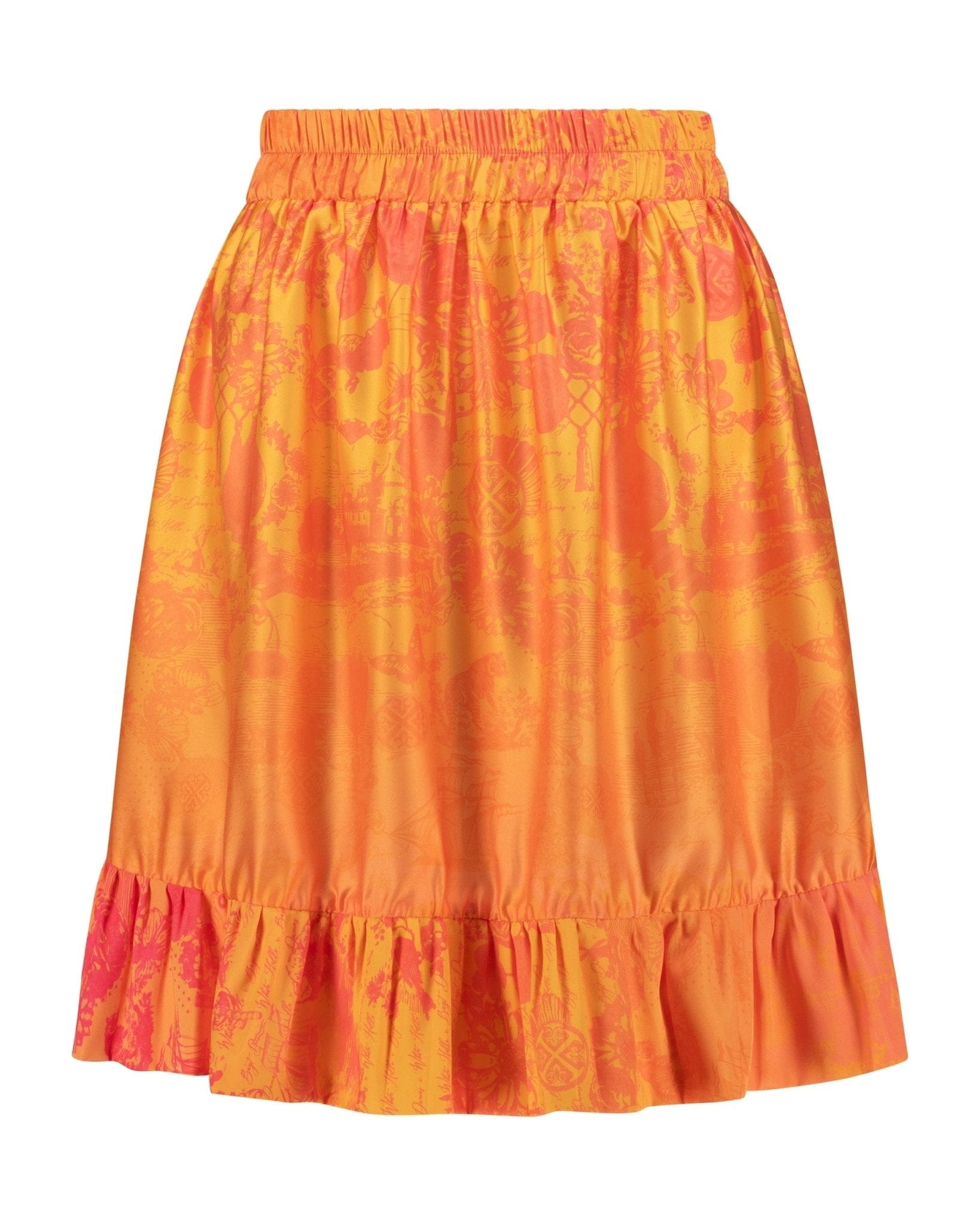 Maison Clad SHORT SKIRT FRILLS JOUY GRADIENT MCL00488