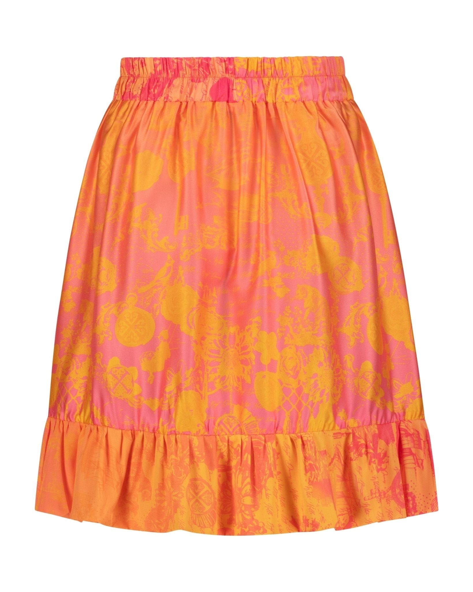 Maison Clad SHORT SKIRT FRILLS JOUY GRADIENT MCL00488