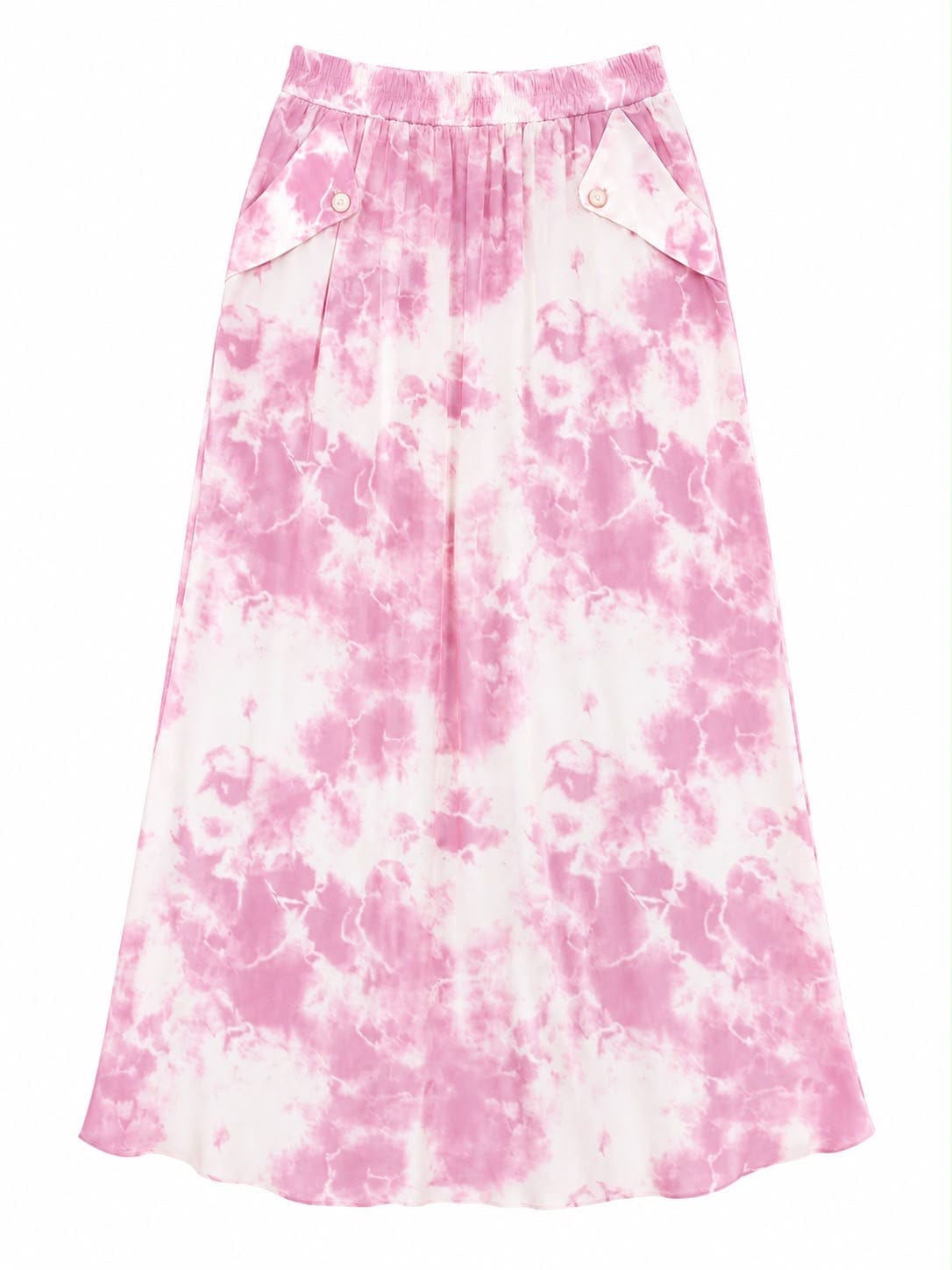 SKIRT AND SHIRT TIE AND DYE LILAC MCL12775
