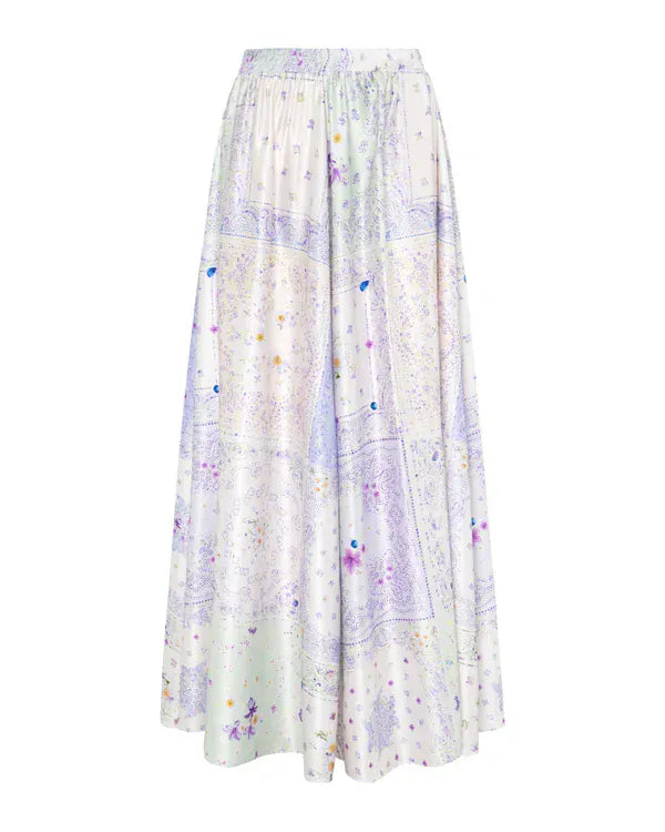 Maison Clad SKIRT KARLY BANDANA VIRGO LAVENDER OFF WHITE MCL00115