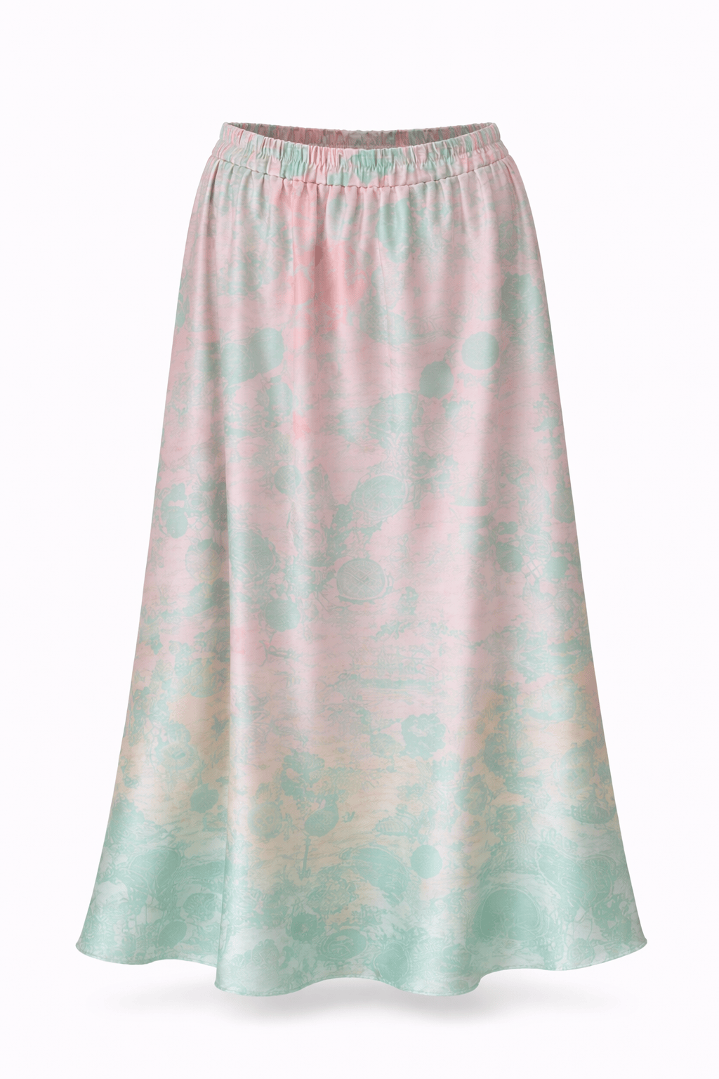 Maison Clad Skirt karly Jouy Green MCL00364